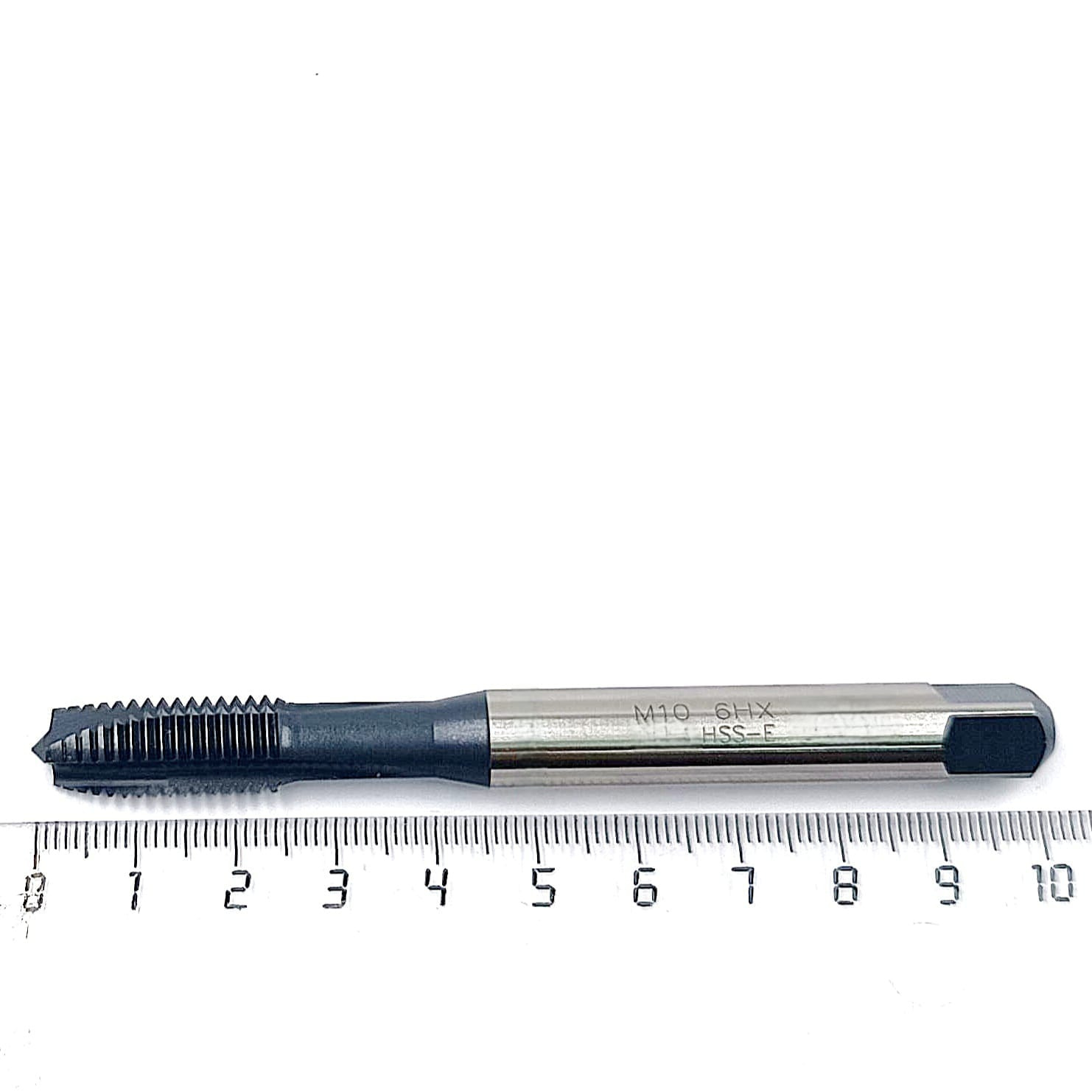 Метчик М10х1,5 6HX HSS-E прямой (POT) DIN 371