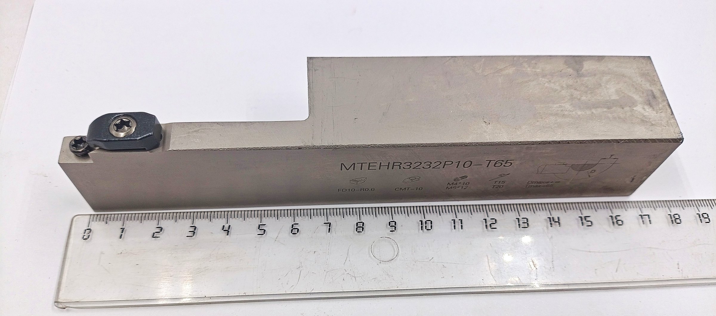 Державка канавочная наружная 10мм MTEHR 3232 M10 T65