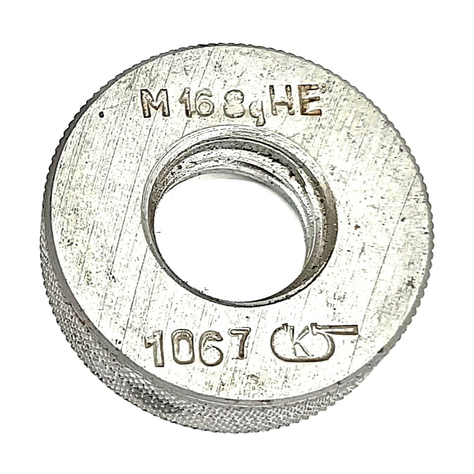 Калибр-кольцо резьбовое М16х2 (НЕ 8g) (8211-0067)