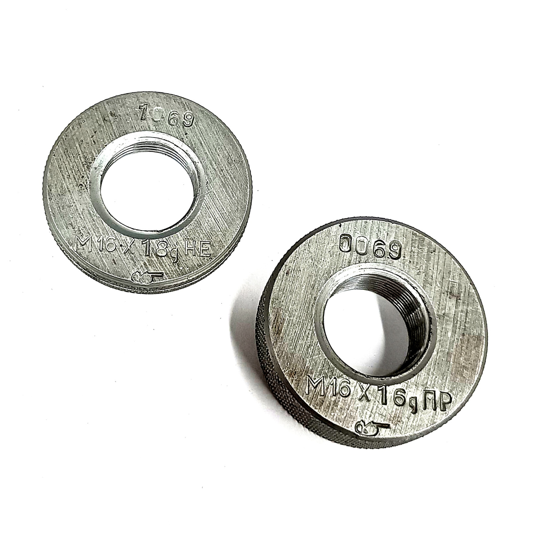 Калибр-кольцо резьбовое М16х1 (ПР 6g НЕ 8g) (8211-0069/8211-1069)