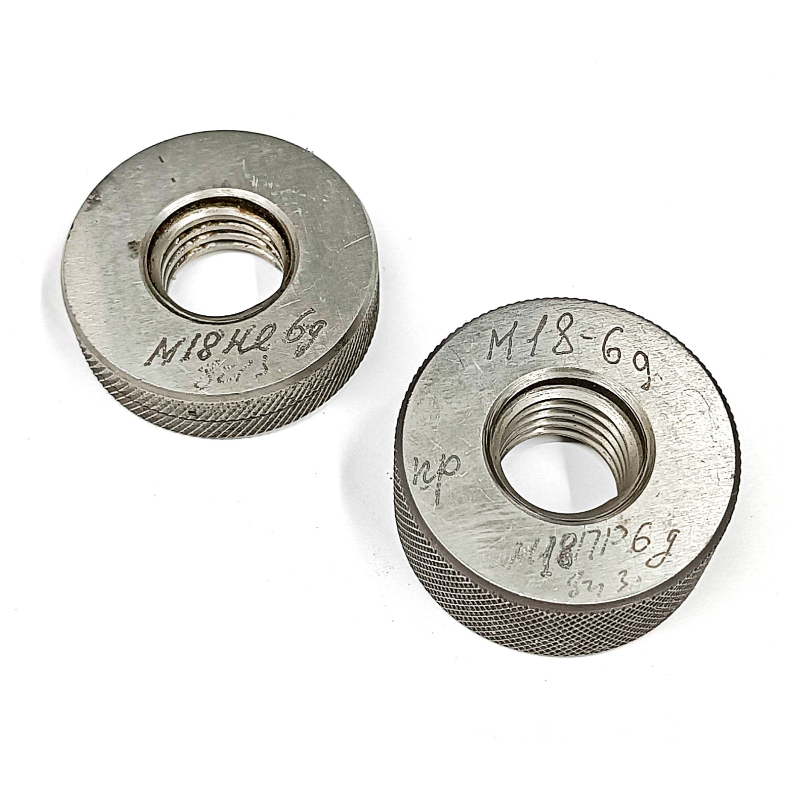 Калибр-кольцо резьбовое М18х2,5 (ПР 6g НЕ 6g) (8211-0074/8211-1074)