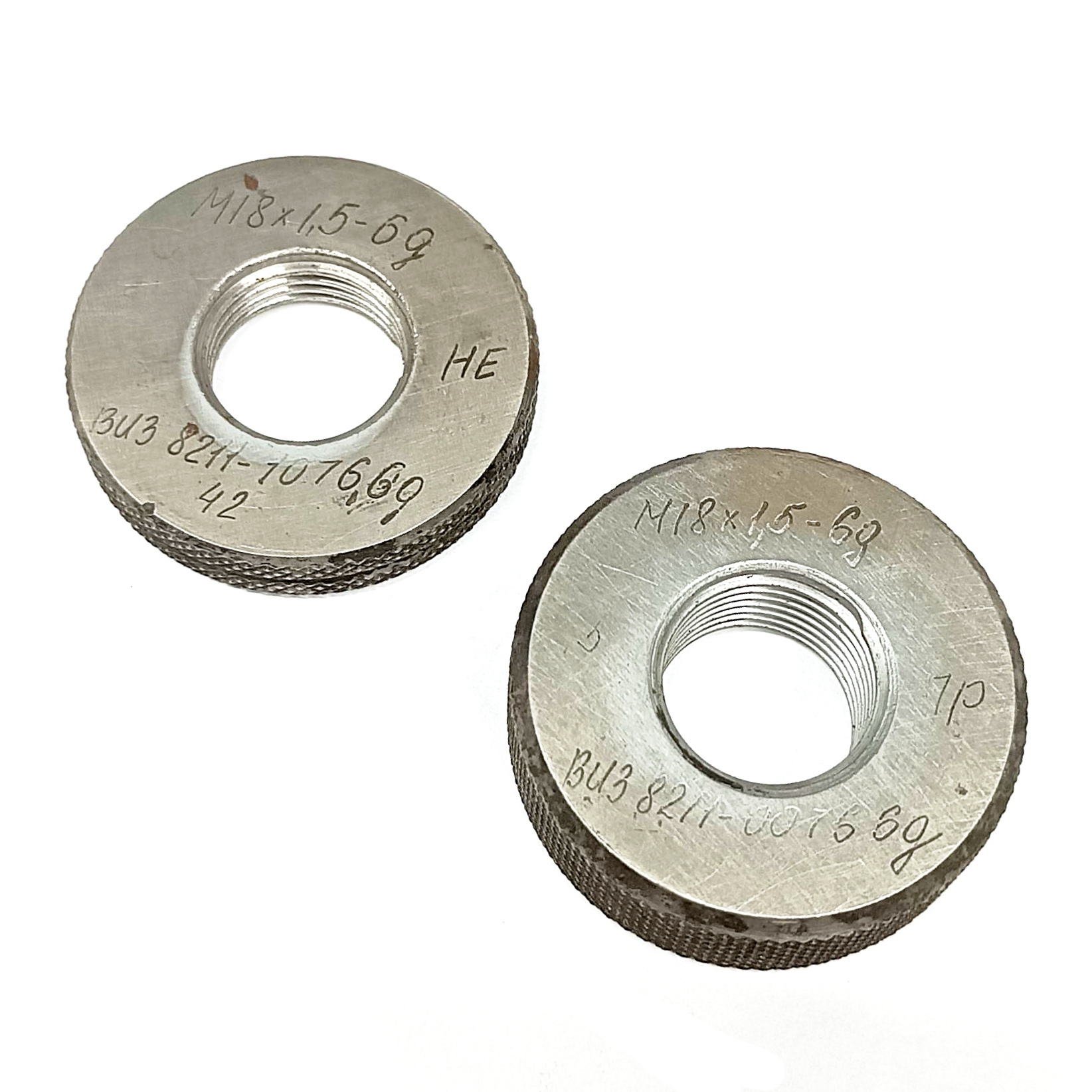 Калибр-кольцо резьбовое М18х1,5 (ПР 6g НЕ 6g) (8211-0076/8211-1076)