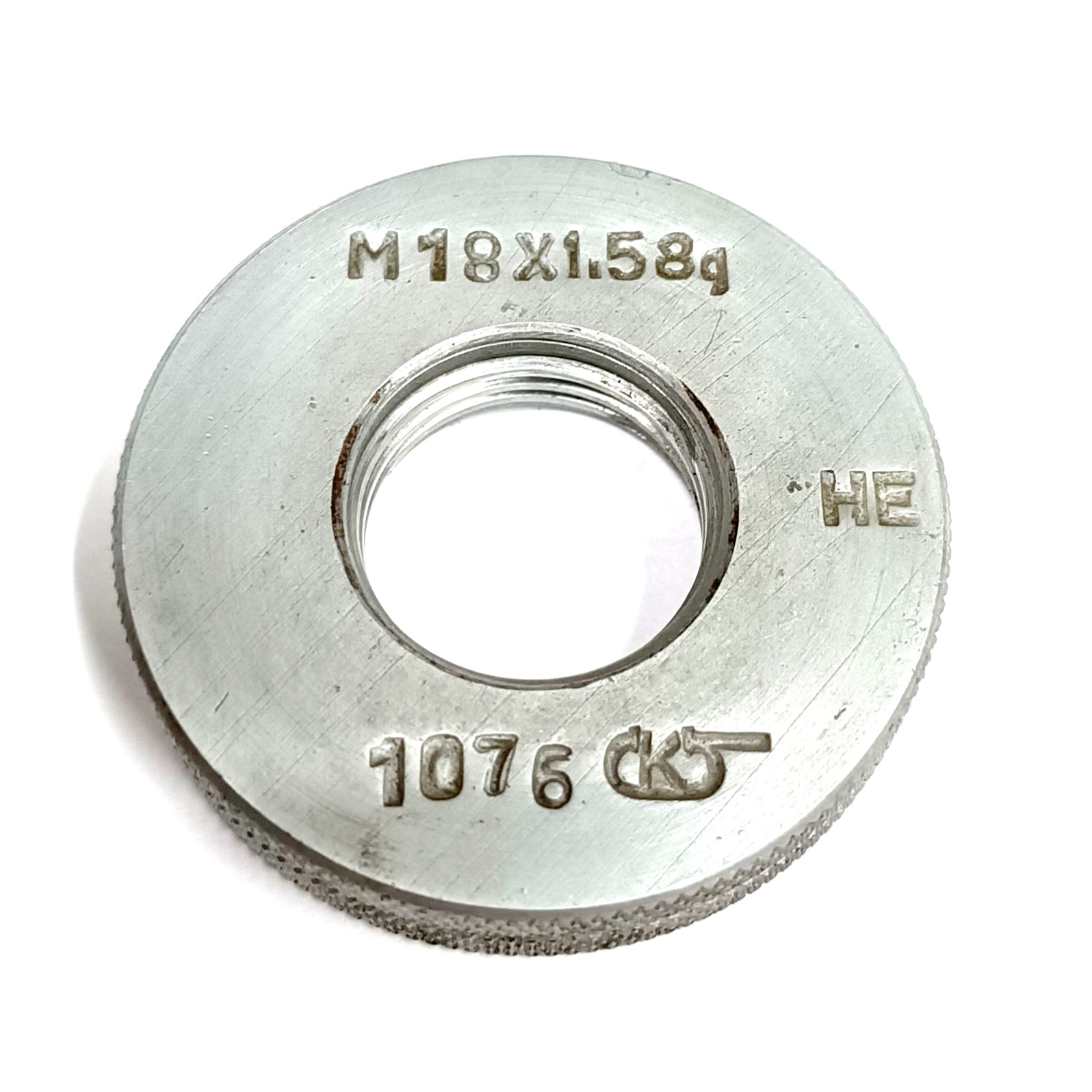 Калибр-кольцо резьбовое М18х1,5 (НЕ 8g) (8211-1076)