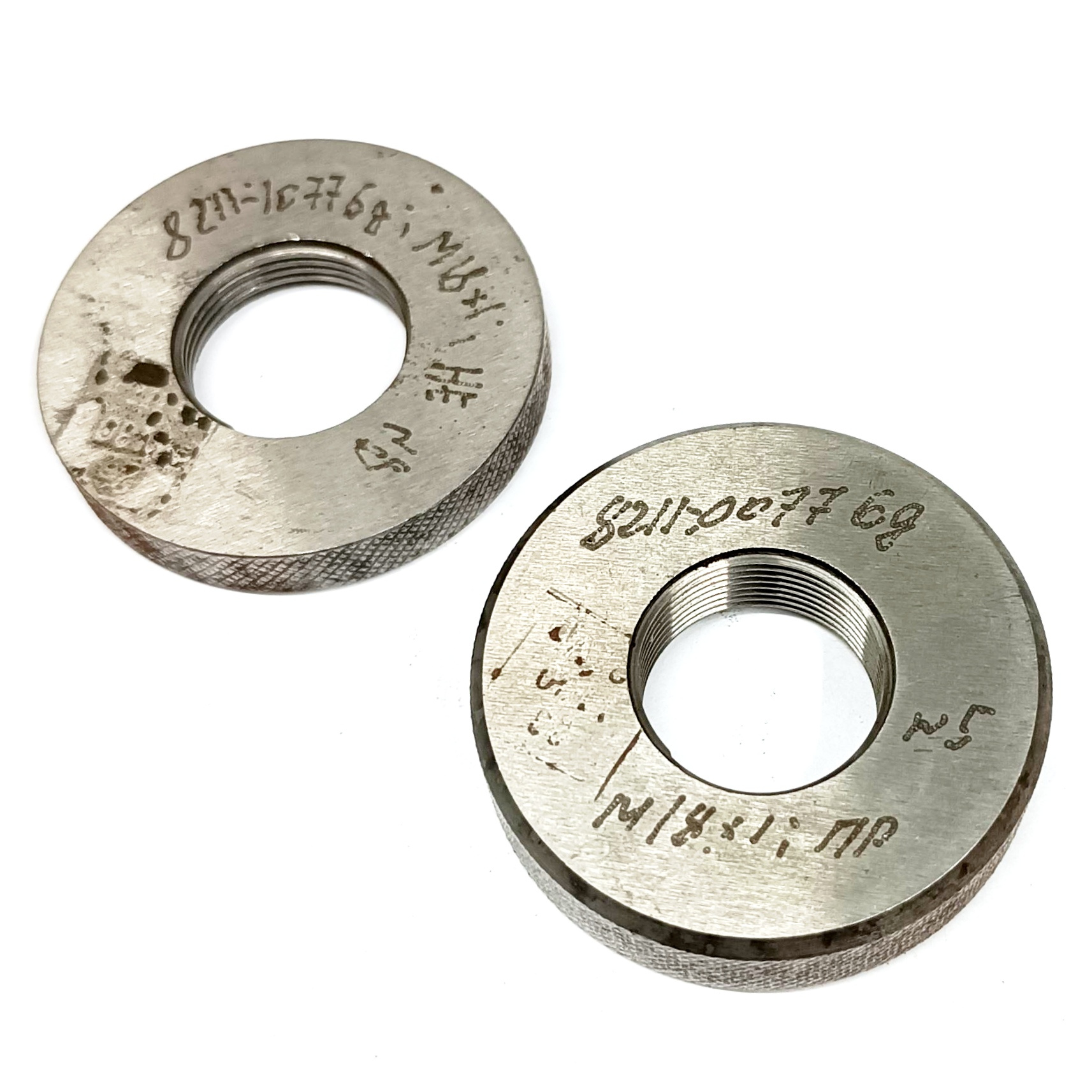Калибр-кольцо резьбовое М18х1 (ПР 6g НЕ 6g) (8211-1077/8211-1077)