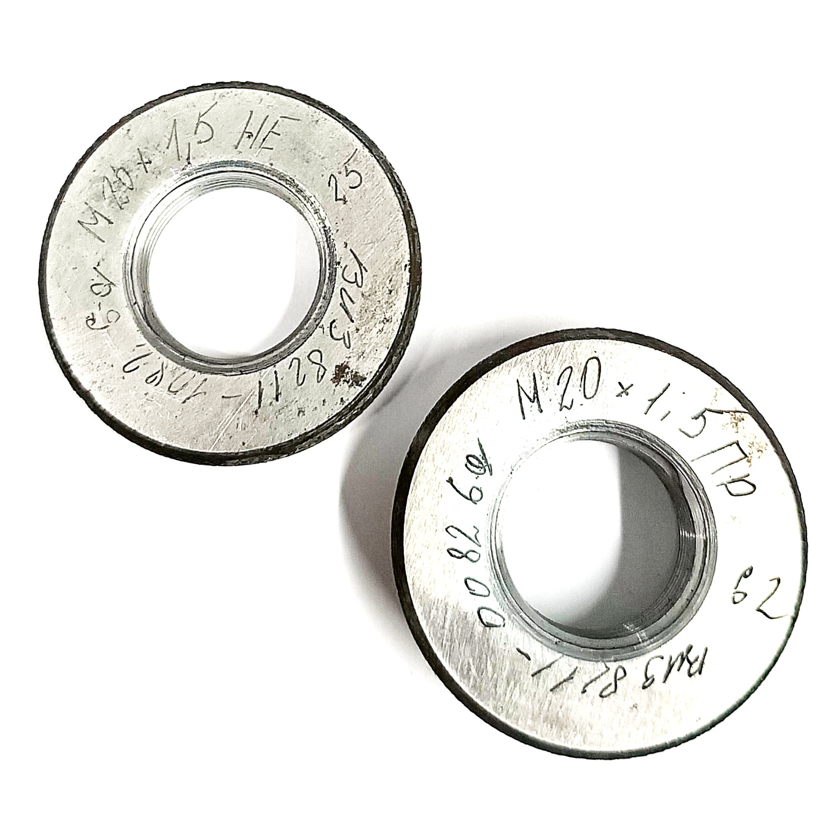 Калибр-кольцо резьбовое М20х1,5 (ПР 6g НЕ 6g) (8211-0082/8211-1082)