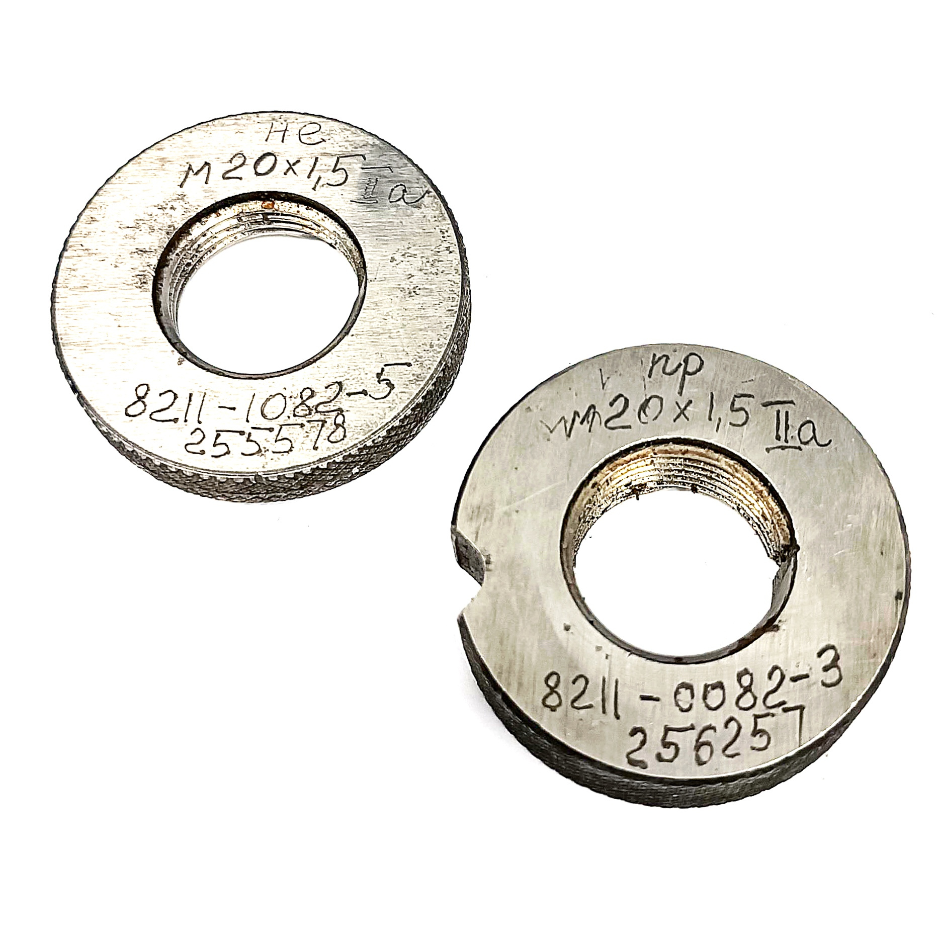 Калибр-кольцо резьбовое М20х1,5 (ПР КЛ2 НЕ КЛ2) (8211-0082-5/8211-1082-5)