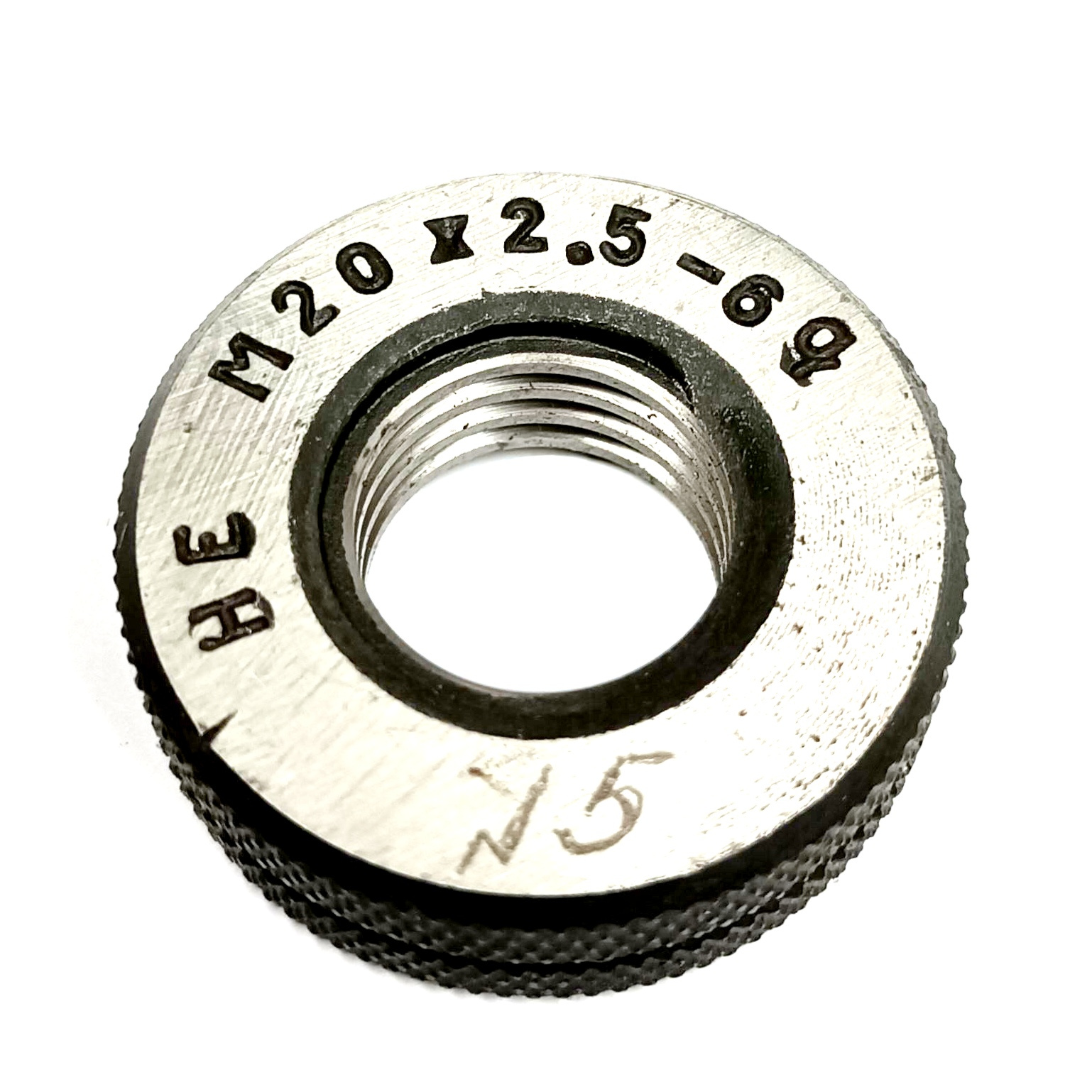 Калибр-кольцо резьбовое М20х2,5 (НЕ 6g) (8211-1080)