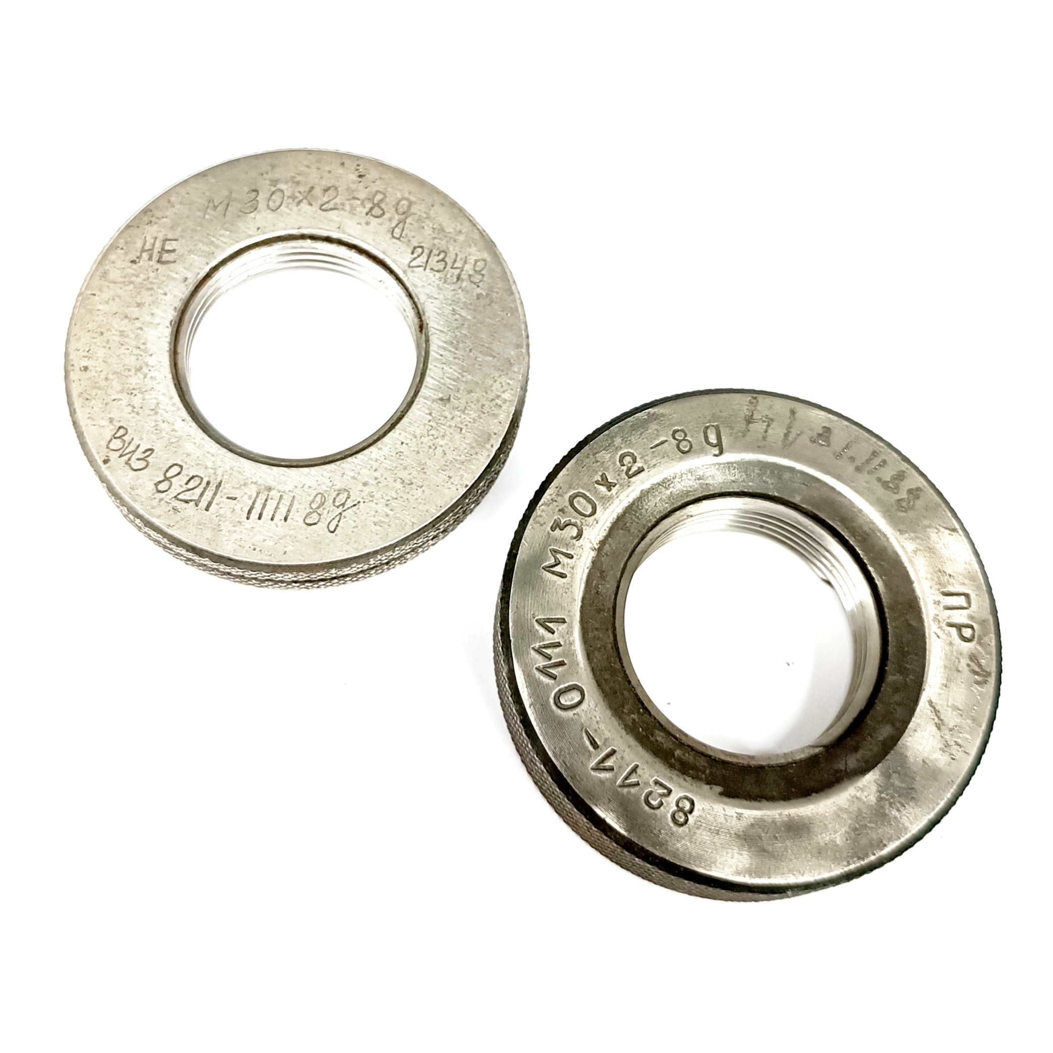 Калибр-кольцо резьбовое М30х2 (ПР 8g НЕ 8g) (8211-0111/8211-1111)