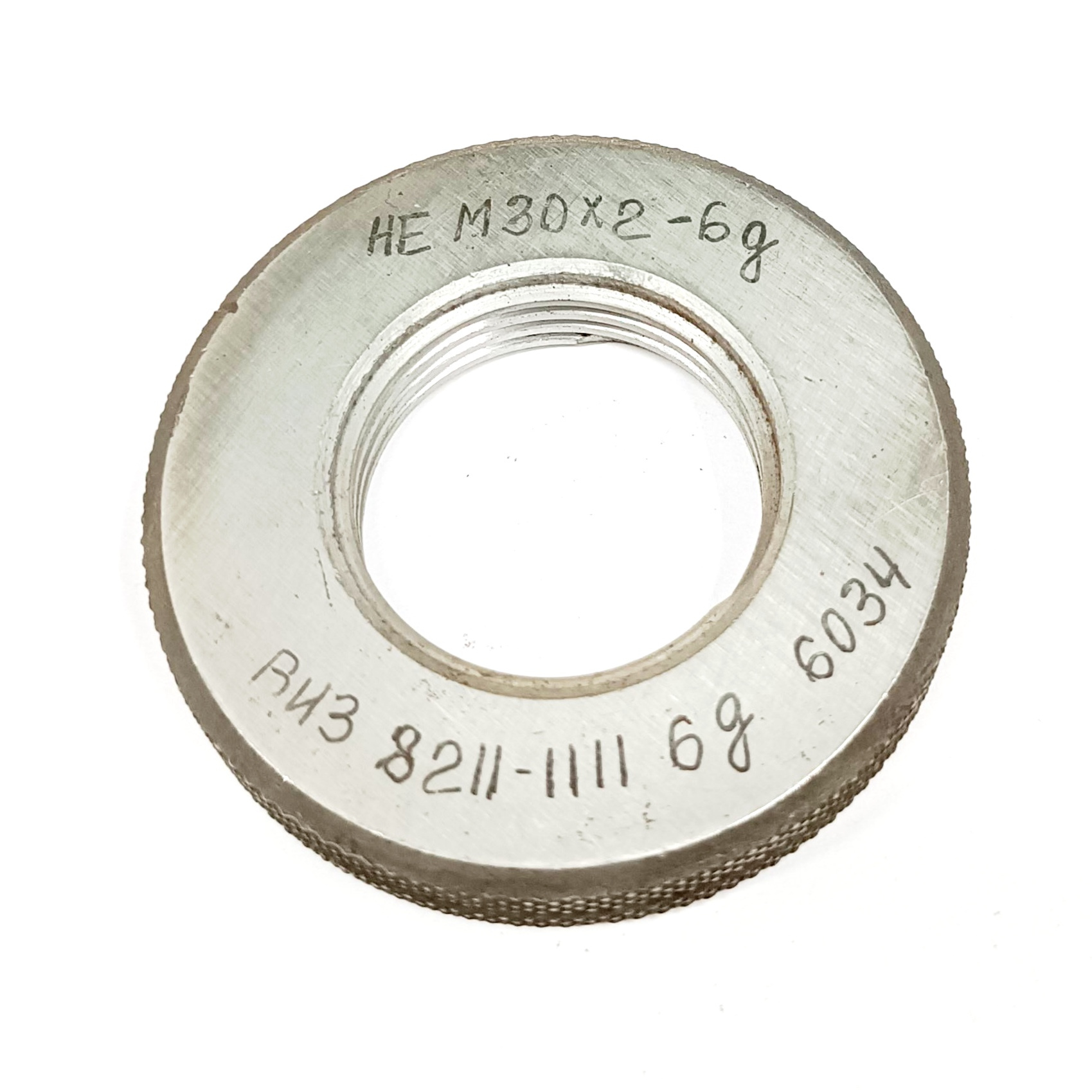 Калибр-кольцо резьбовое М30х2 (НЕ 6g) (8211-1111)
