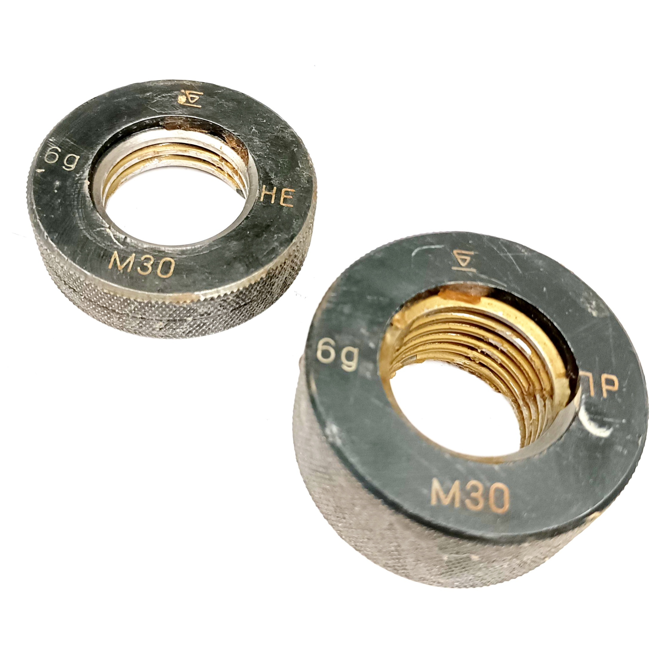 Калибр-кольцо резьбовое М30х3,5 (ПР 6g НЕ 6g) (8211-0109/8211-1109)