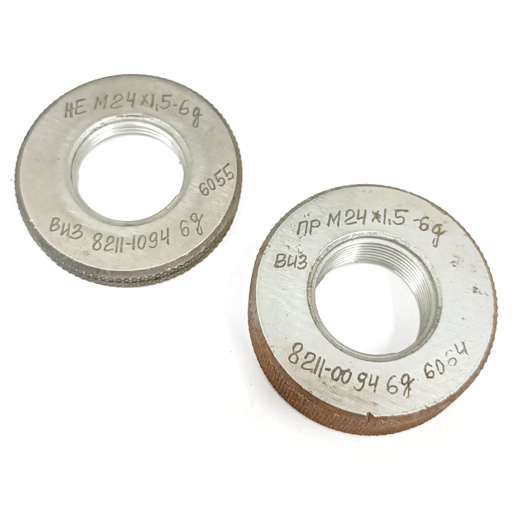 Калибр-кольцо резьбовое М24х1,5 (ПР 6g НЕ 6g) (8211-0094/8211-1094)