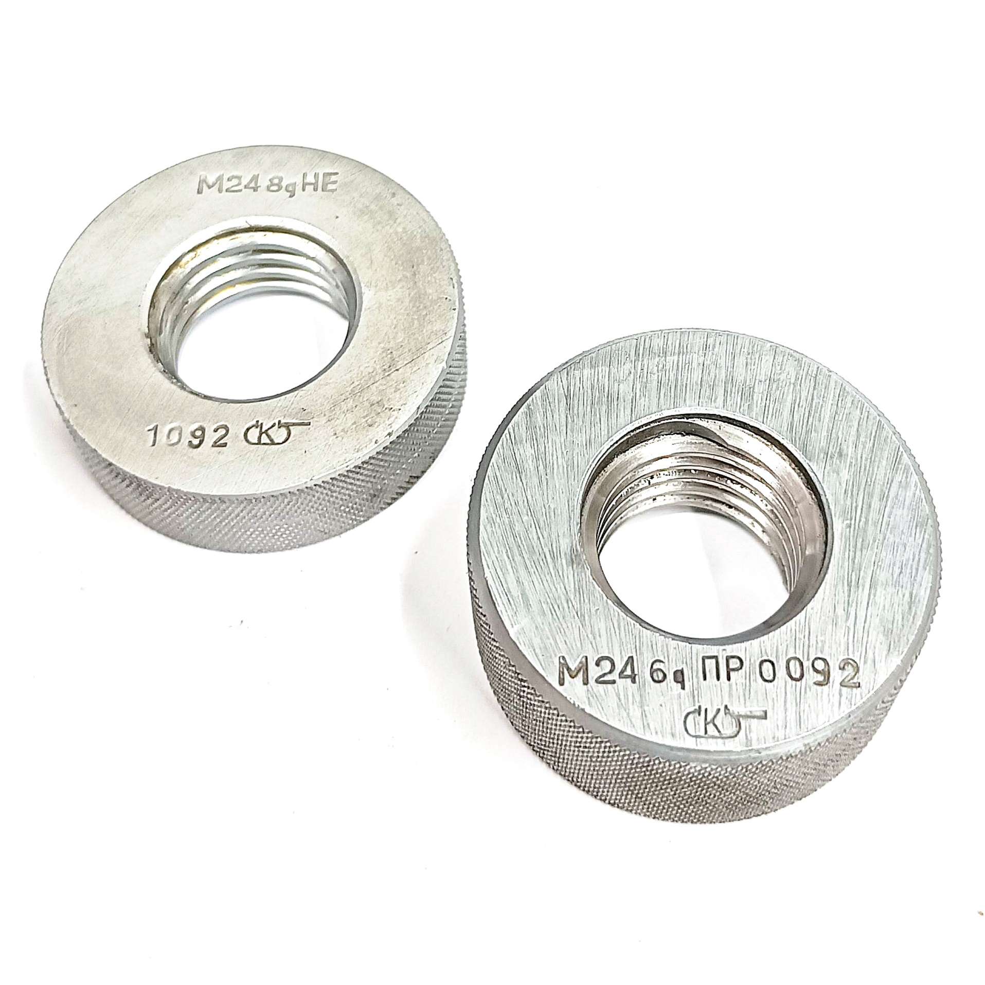 Калибр-кольцо резьбовое М24х3 (ПР 6g НЕ 8g) (8211-0092/8211-1092)