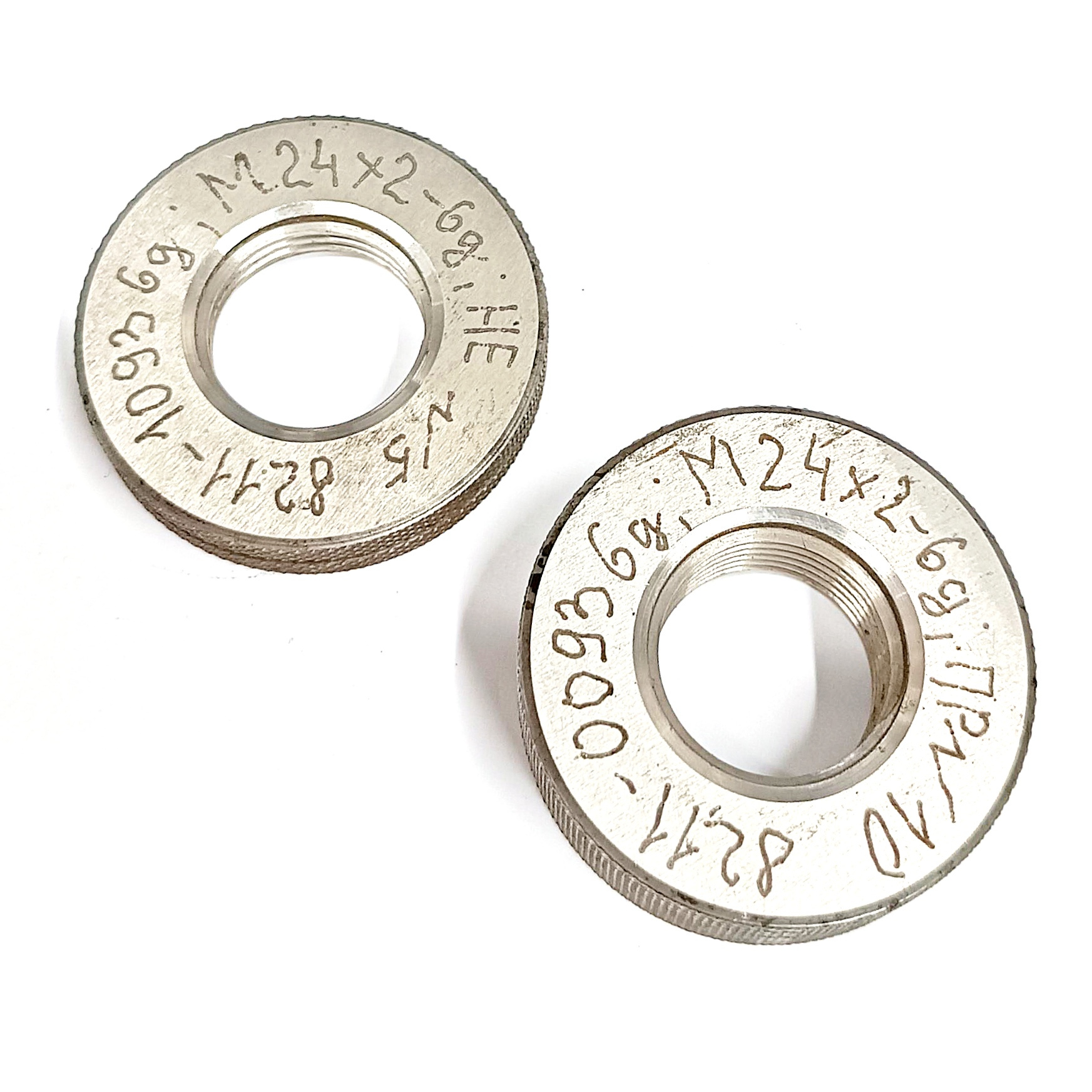 Калибр-кольцо резьбовое М24х2 (ПР 6g НЕ 6g) (8211-0093/8211-1093)