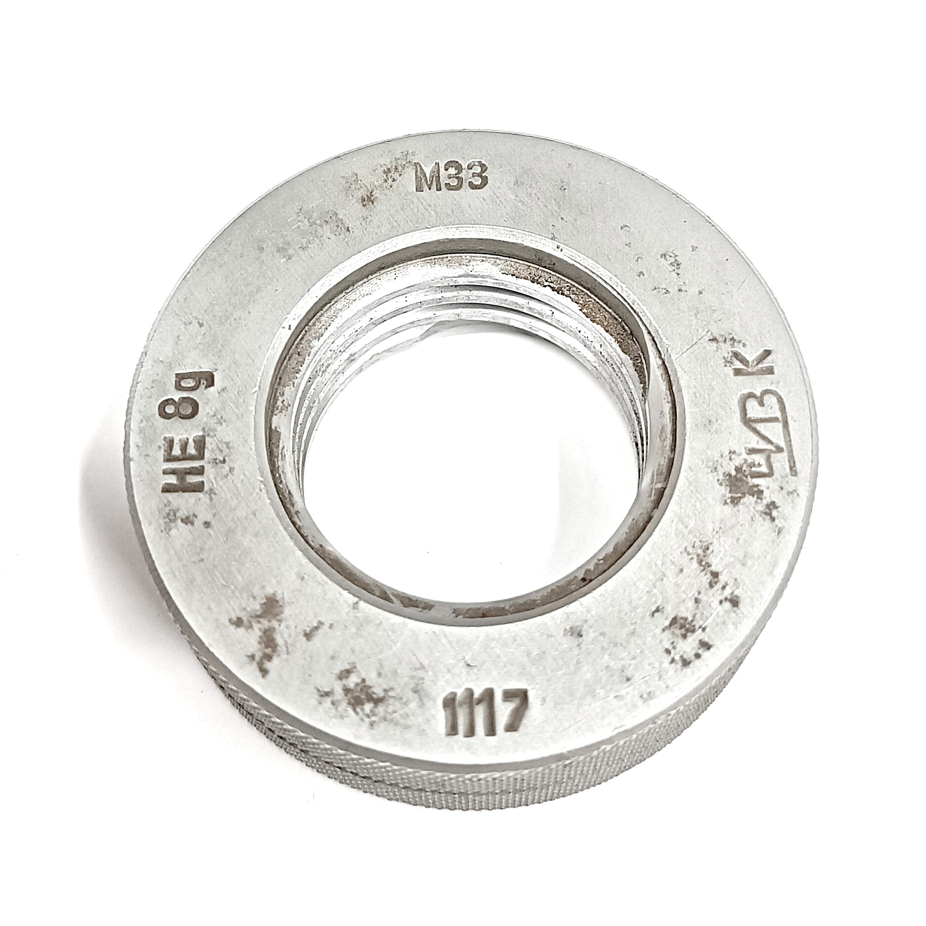 Калибр-кольцо резьбовое М33х3,5 (НЕ 8g) (8211-1117)