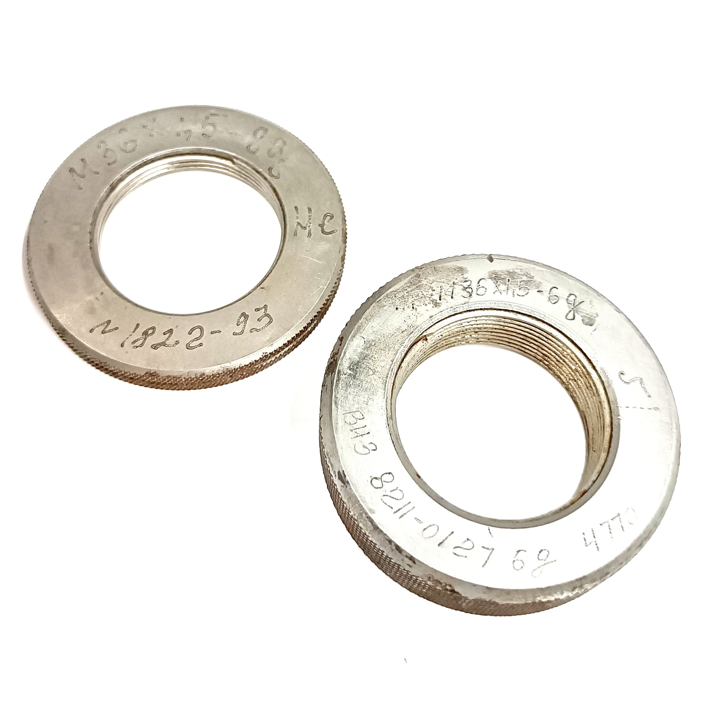 Калибр-кольцо резьбовое М36х1,5 (ПР 6g НЕ 8g) (8211-0127/8211-1127)