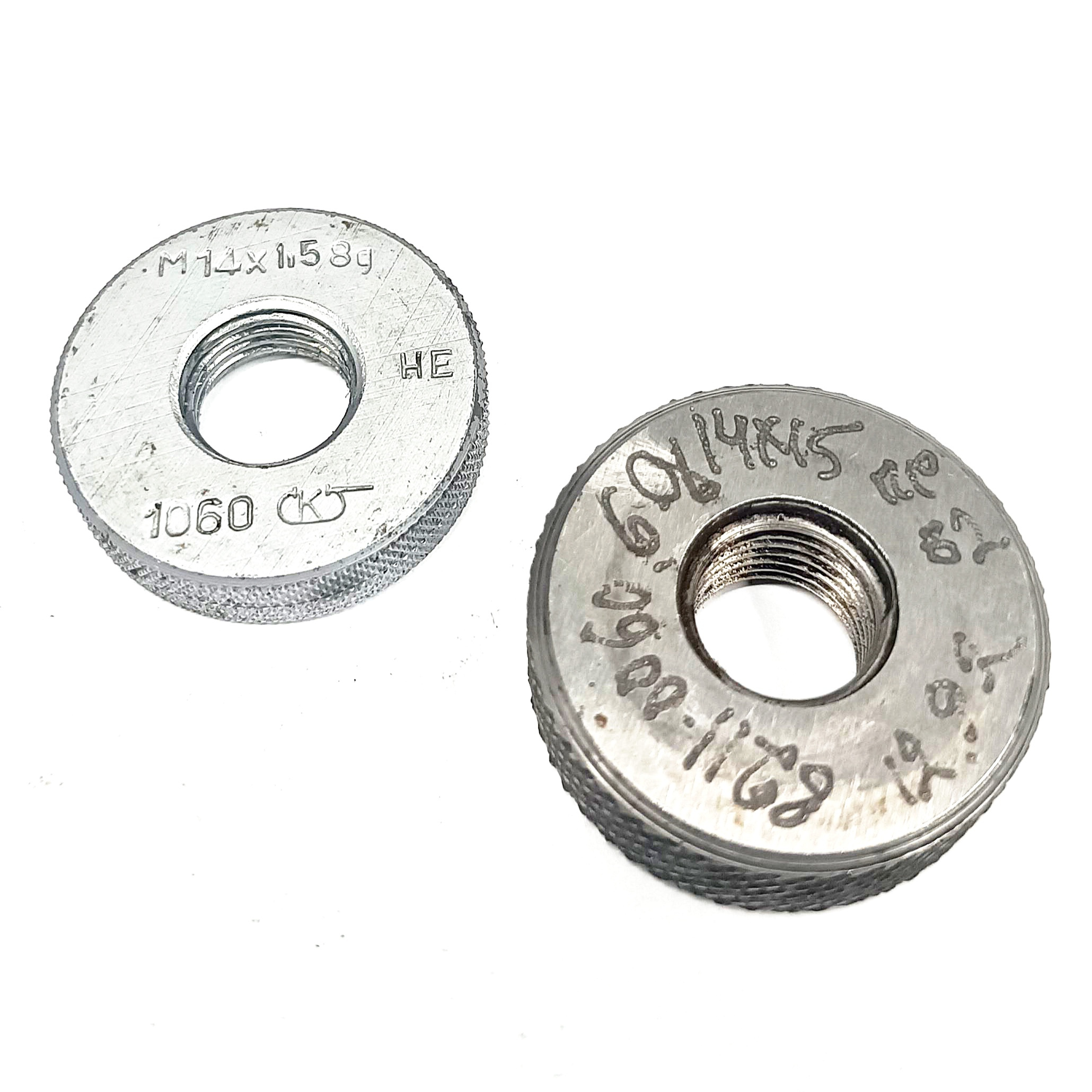 Калибр-кольцо резьбовое М14х1,5 (ПР 6g НЕ 8g)  (8211-0060/8211-1060)
