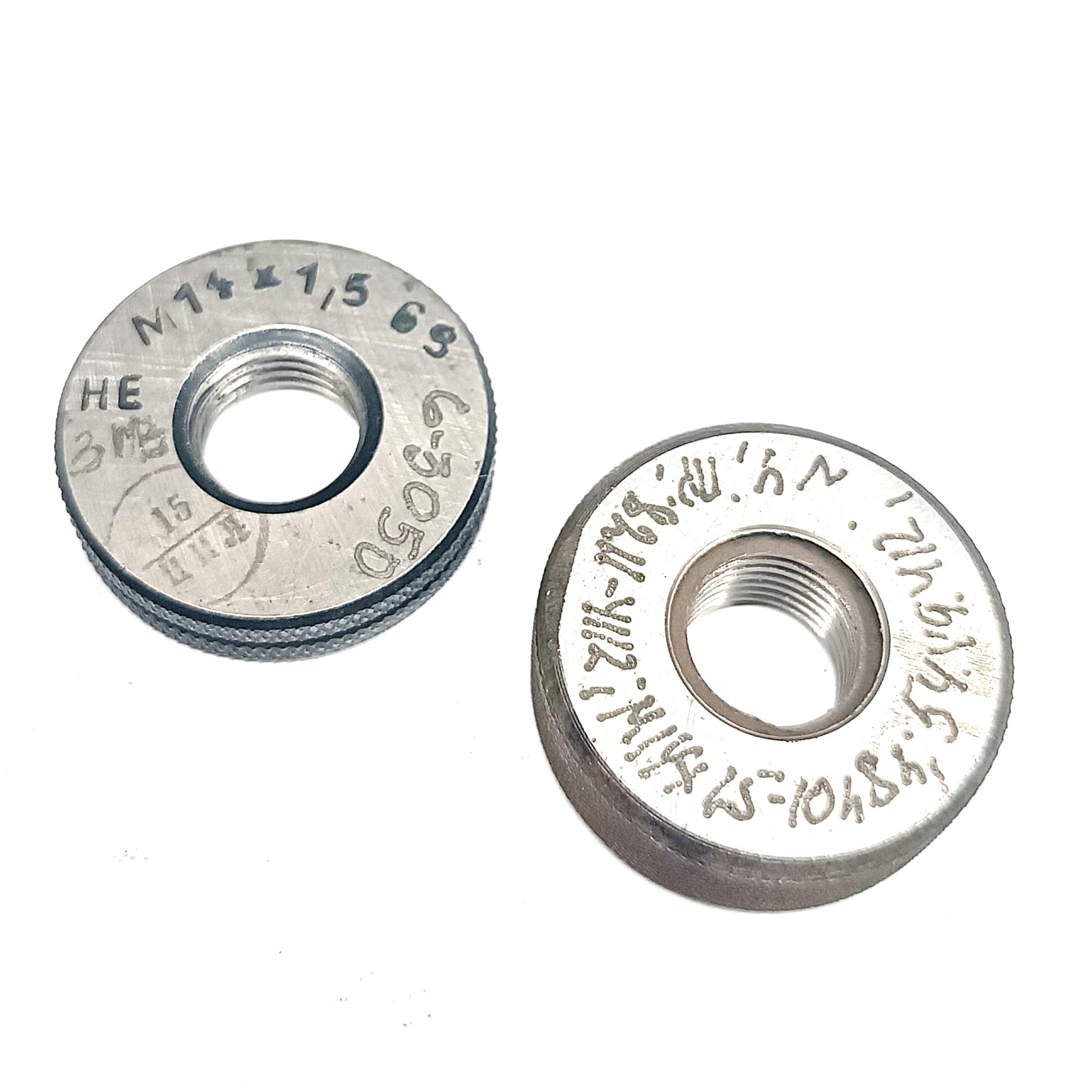 Калибр-кольцо резьбовое М14х1,5 (ПР 10h 8h НЕ 6g)  (8211-4112/8211-1060)