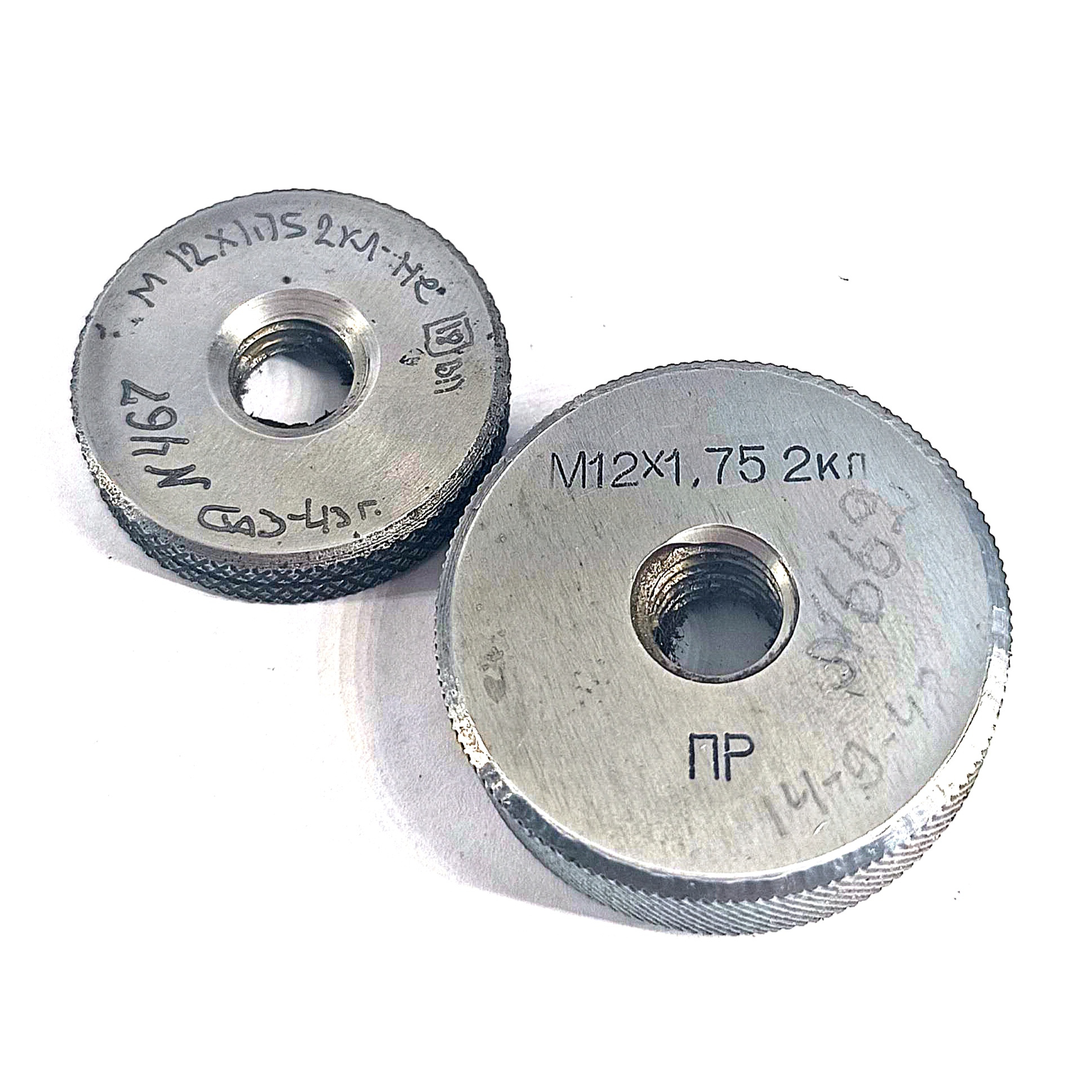 Калибр-кольцо резьбовое М12х1,75 (ПР 2КЛ НЕ 2КЛ)
