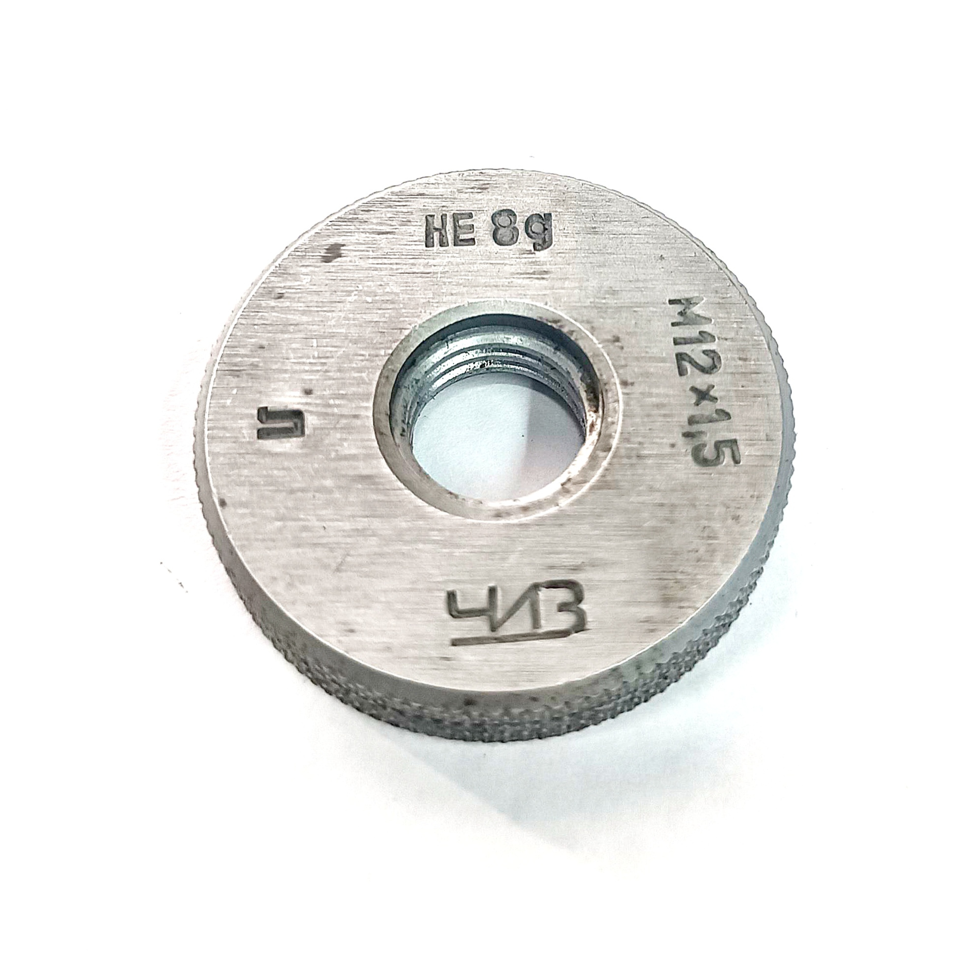 Калибр-кольцо резьбовое М12х1,5 (НЕ 8g) (8211-1054)