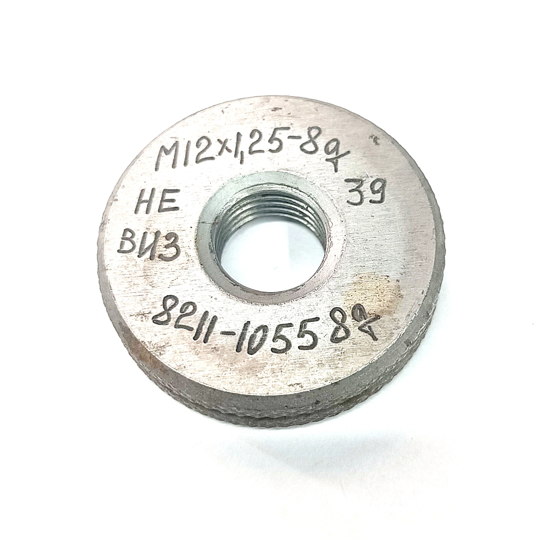 Калибр-кольцо резьбовое М12х1,25 (НЕ 8g) (8211-1055)