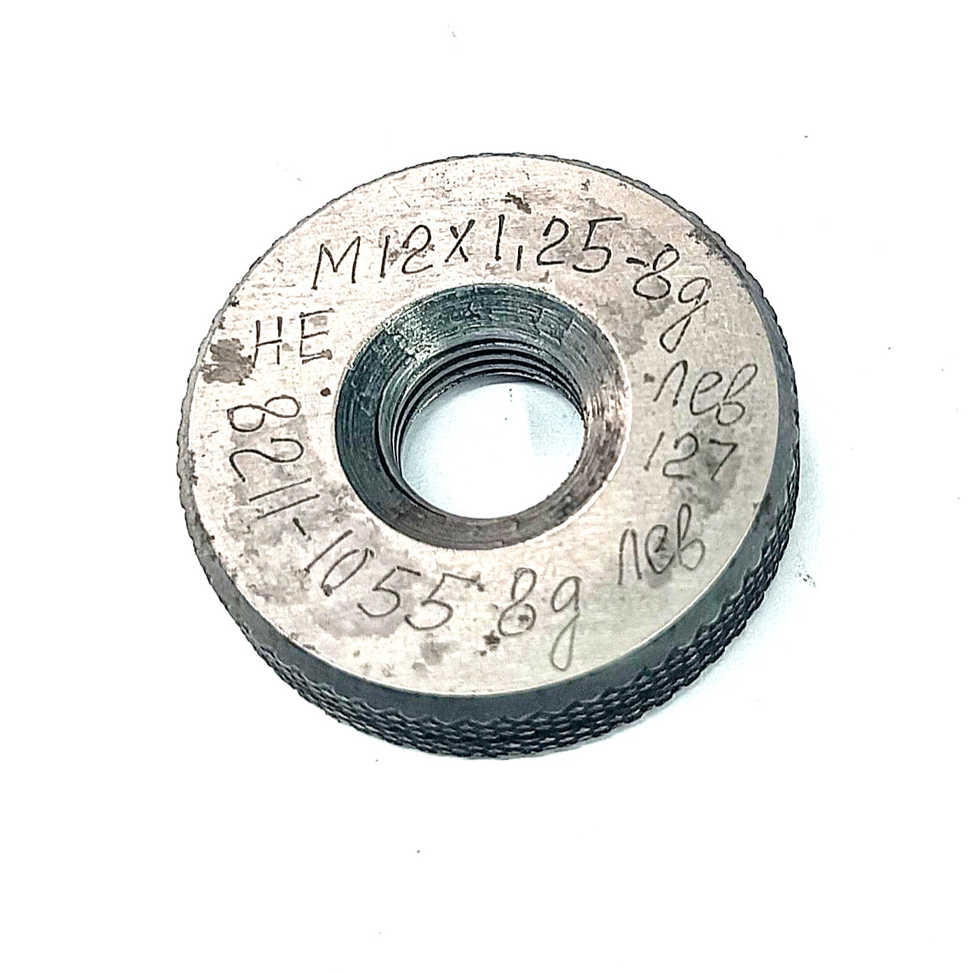 Калибр-кольцо резьбовое М12х1,25 (НЕ 8g) (8211-1055) ЛЕВОЕ