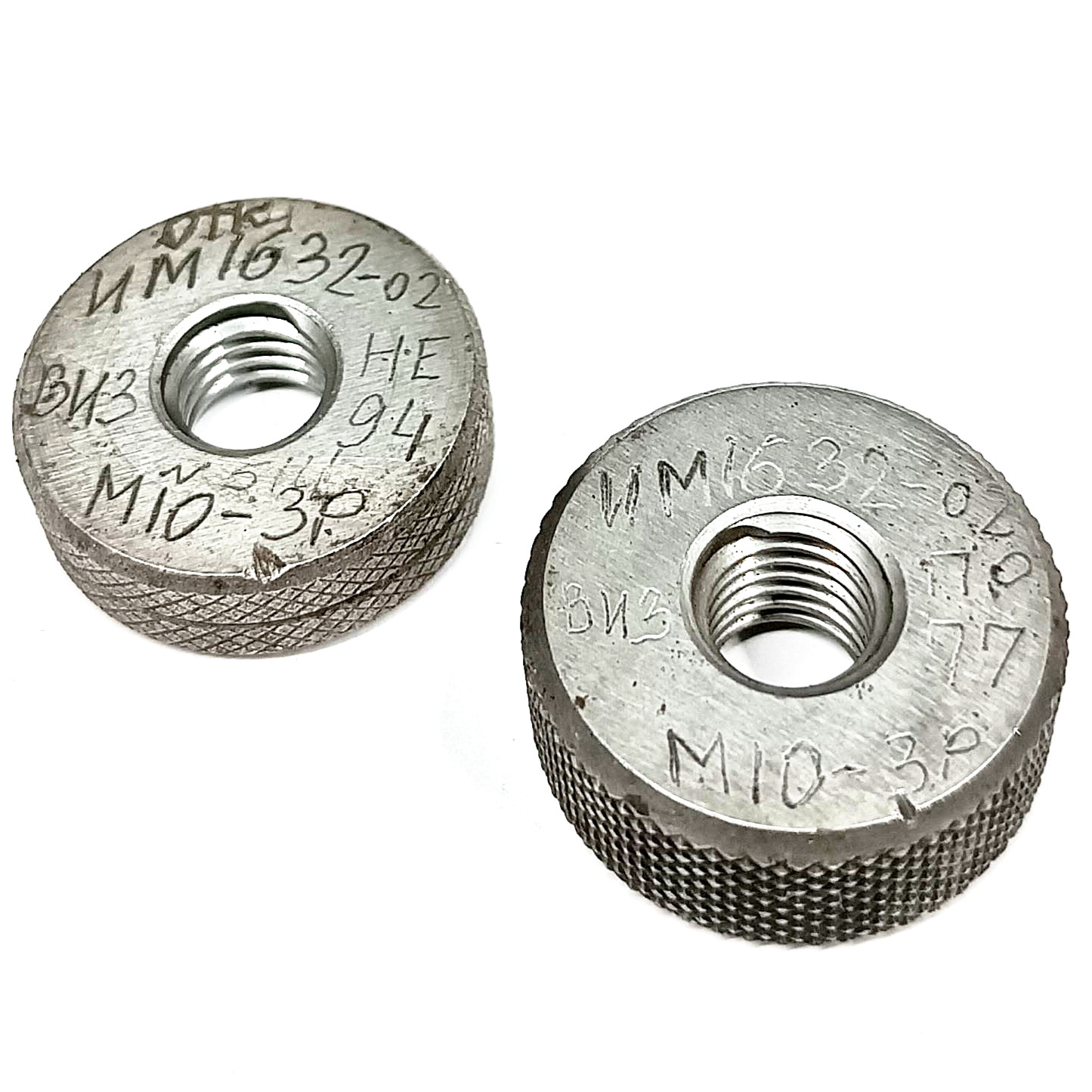 Калибр-кольцо резьбовое М10х1,5 (ПР 3p НЕ 3p) (ИМ1632-02)