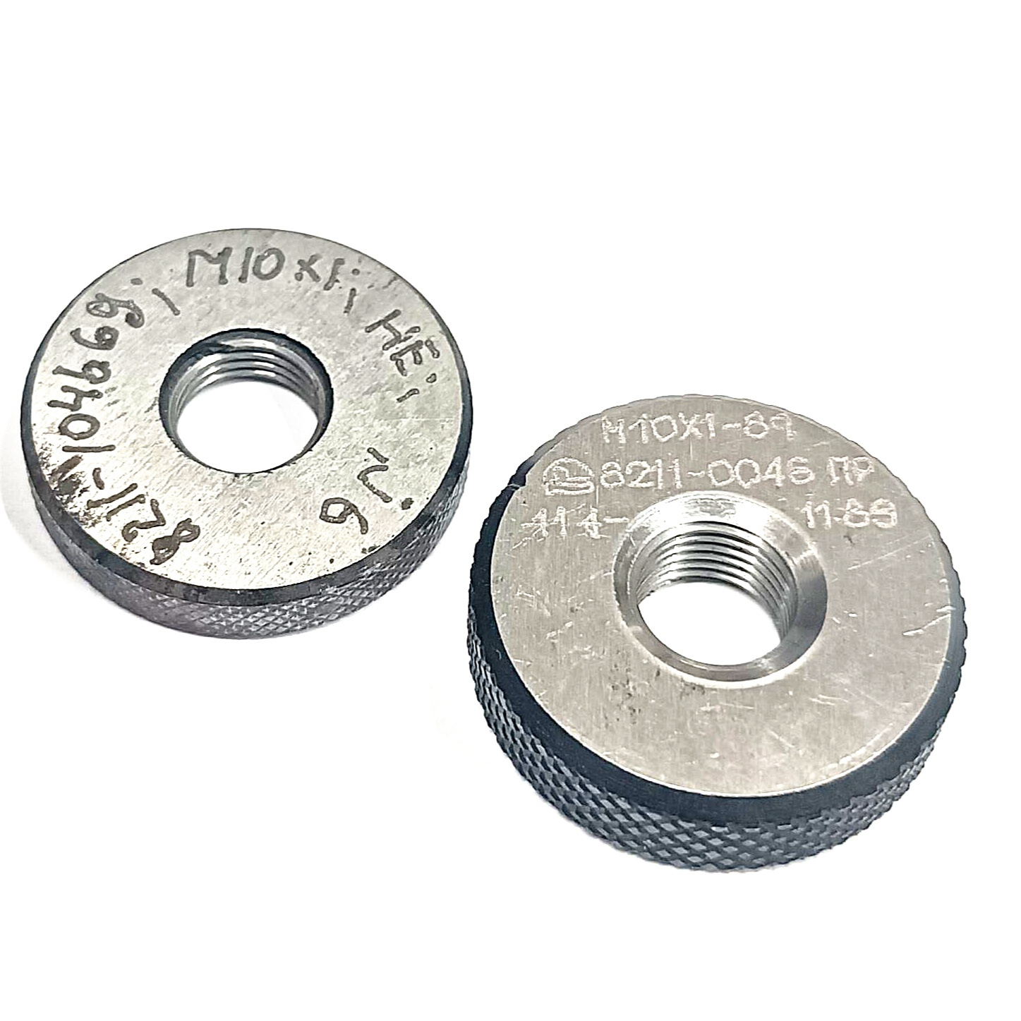 Калибр-кольцо резьбовое М10х1,0 (ПР 8g НЕ 6g) (8211-0046/8211-1046)