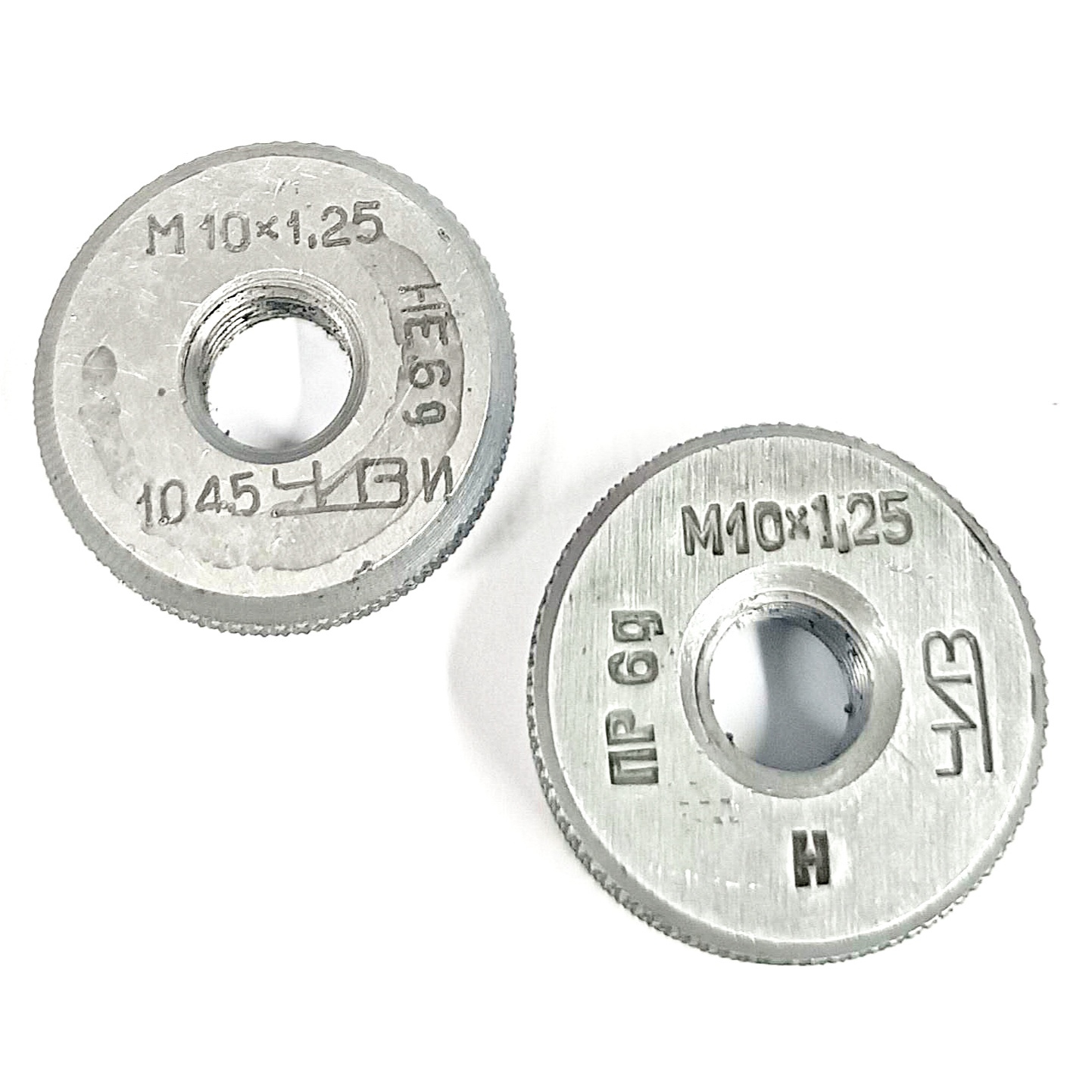 Калибр-кольцо резьбовое М10х1,25 (ПР 6g НЕ 6g) (8211-0045/8211-1045)