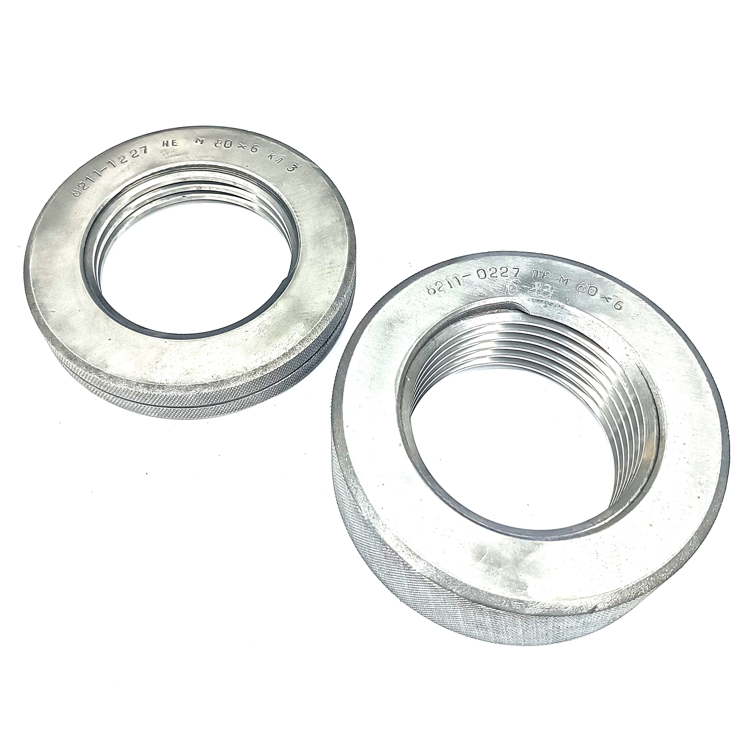 Калибр-кольцо резьбовое М80х6 (ПР 8g НЕ КЛ3) (8211-0227/8211-1227)