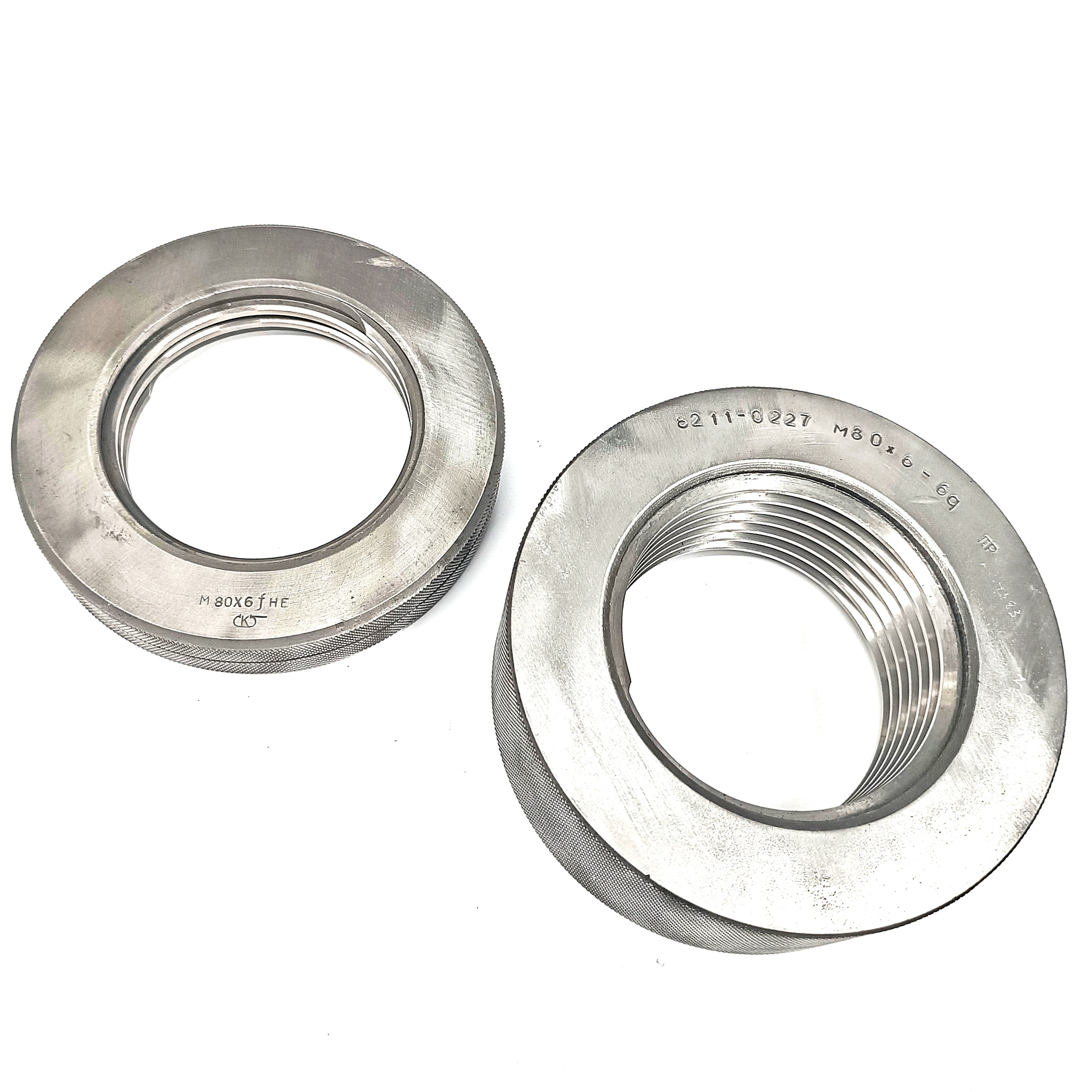 Калибр-кольцо резьбовое М80х6 (ПР 6g НЕ f) (8211-0227/8211-1227)
