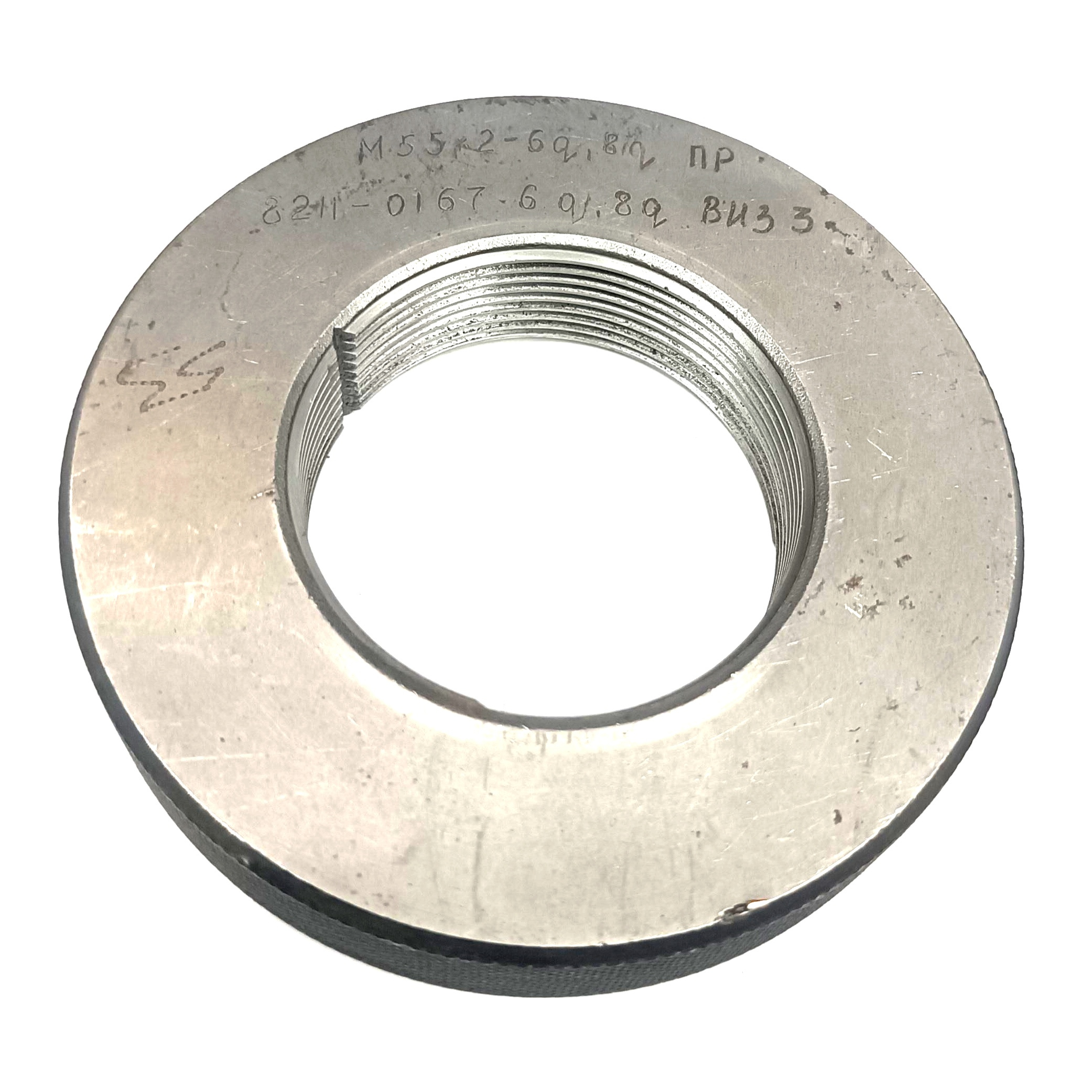Калибр-кольцо резьбовое М55х2 (ПР 6g 8g) (8211-0167)