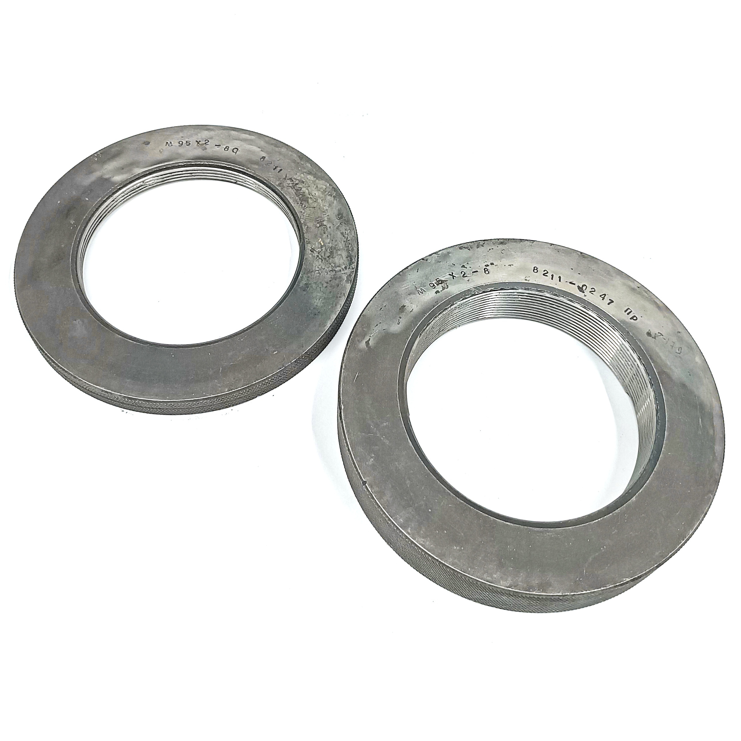 Калибр-кольцо резьбовое М95х2 (ПР 8g НЕ 8g) (8211-0147/8211-1247)