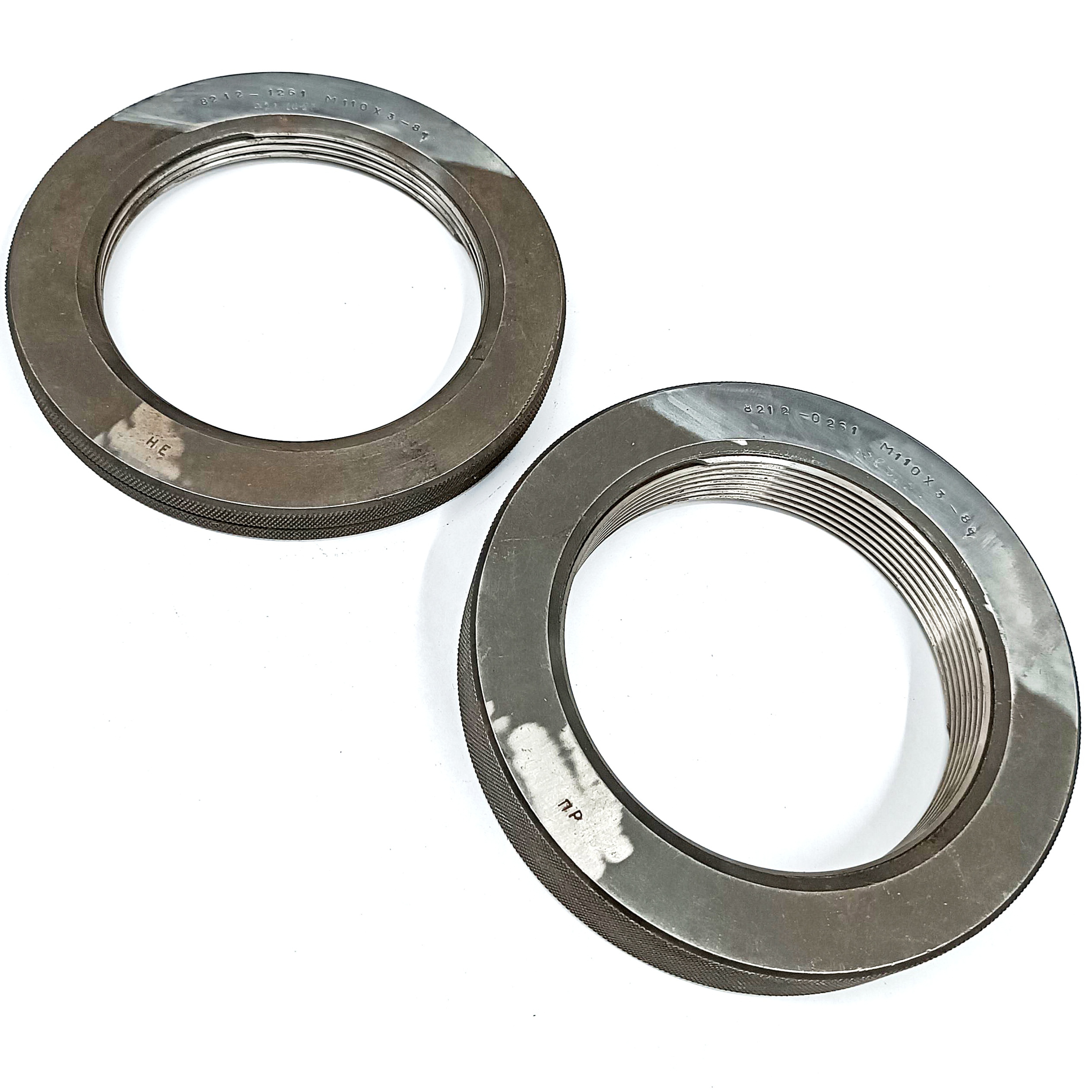 Калибр-кольцо резьбовое М110х3 (ПР 8g НЕ 8g) (8212-0161/8212-1261)
