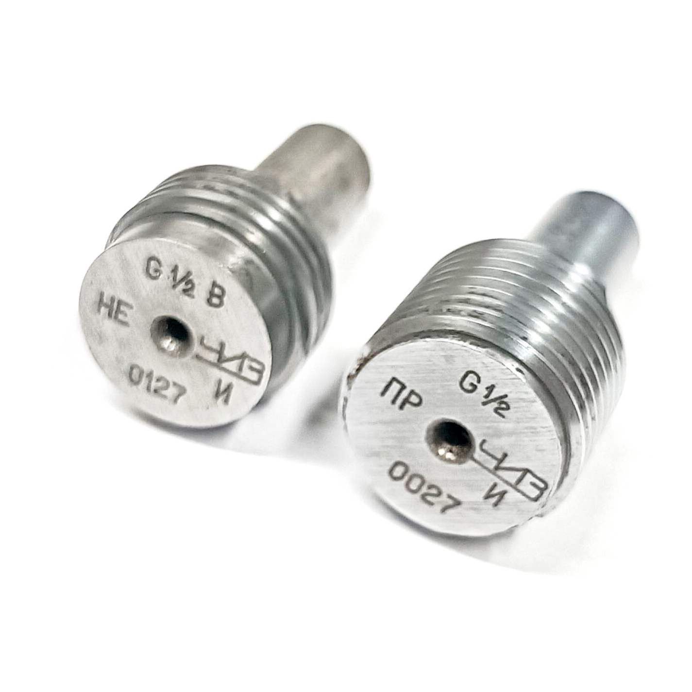 Калибр пробка резьбовая трубная цилиндрическая G 1/2" 55° (ПР НЕ КлВ) (8225-0027/8225-0127)