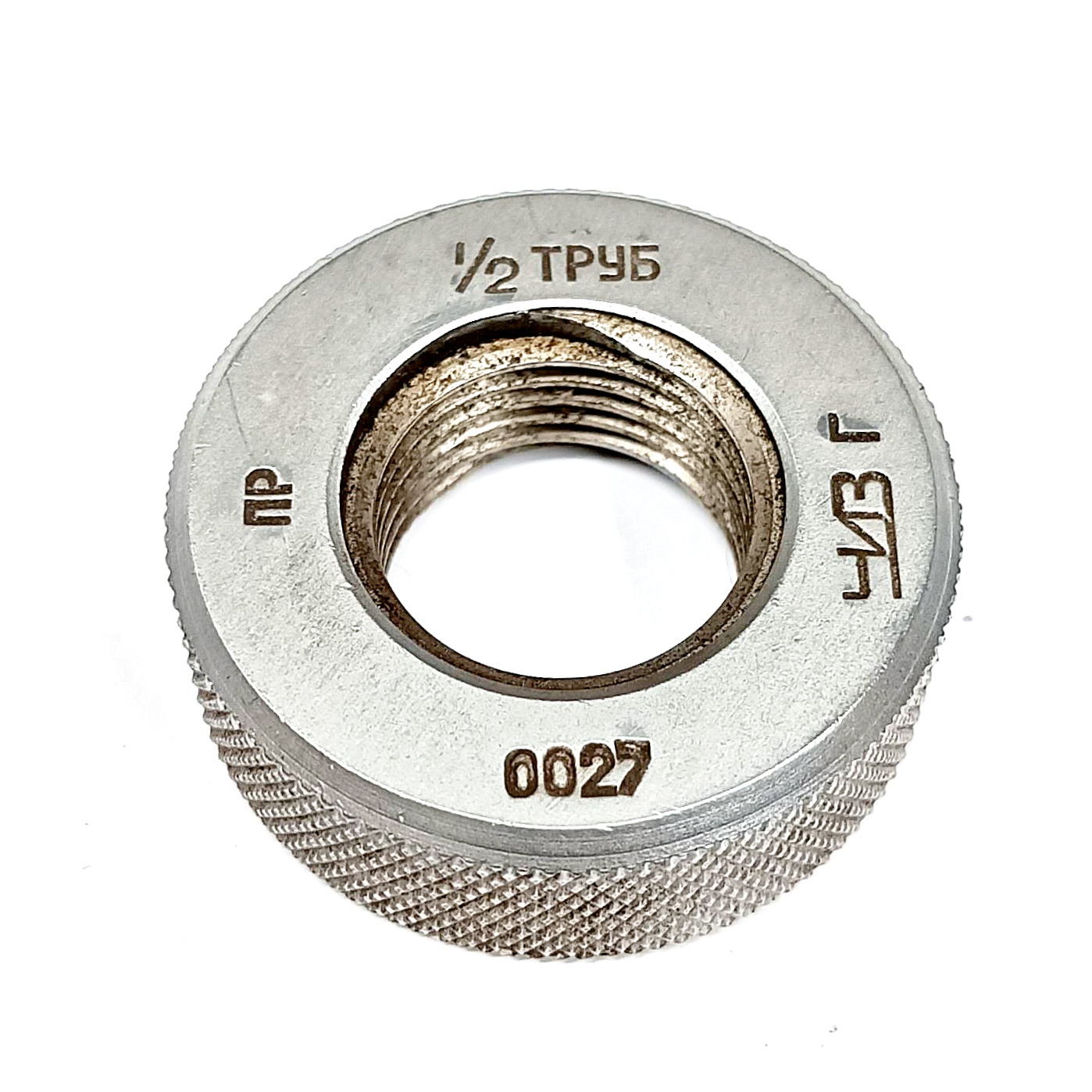 Калибр-кольцо резьбовое трубное цилиндрическое G 1/2" 55° (ПР) (0027)