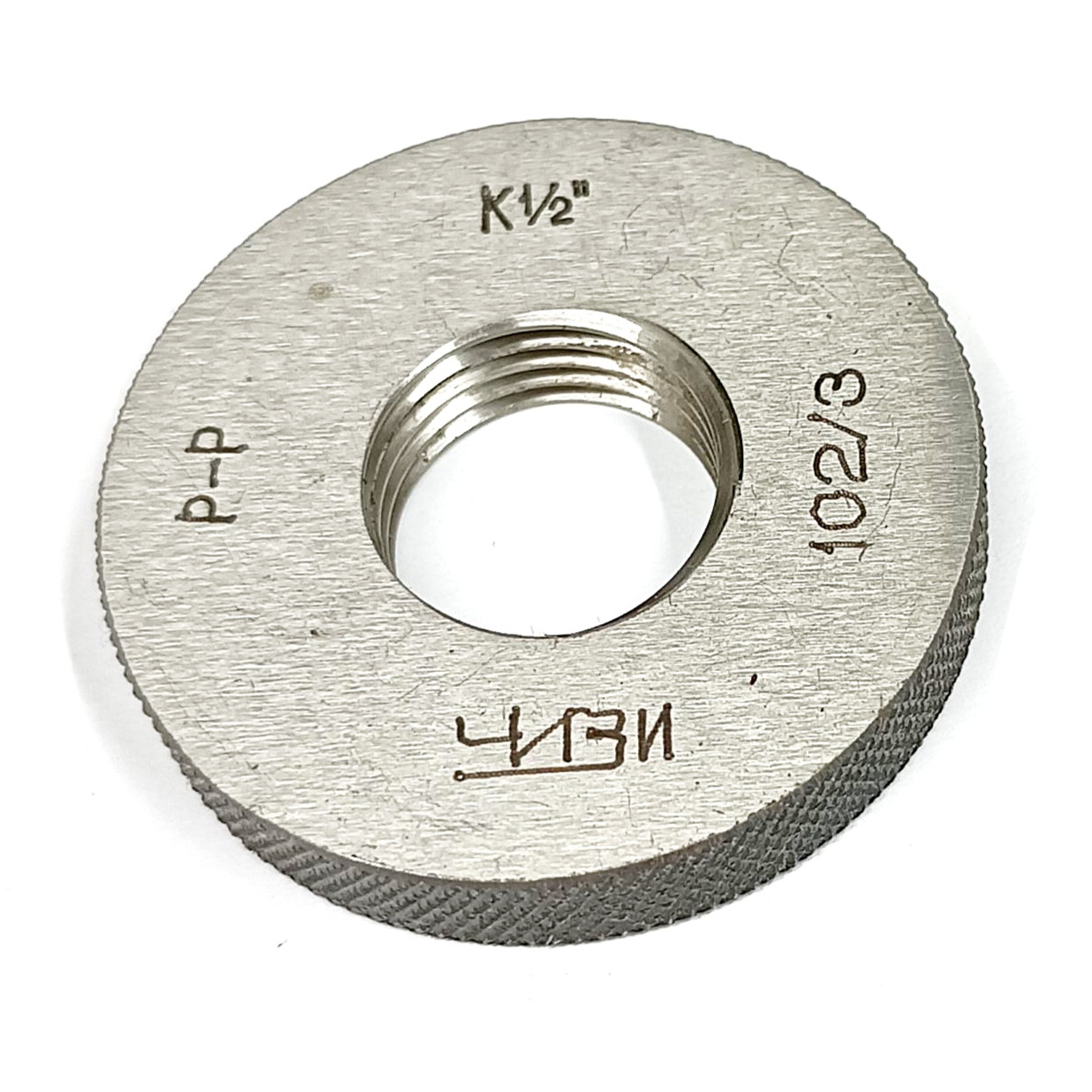 Калибр-кольцо резьбовое коническое дюймовое К 1/2" Р-Р 60°