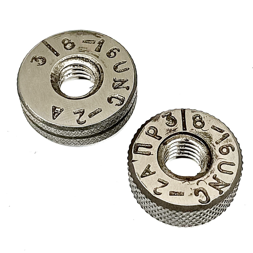 Калибр-кольцо дюймовое цилиндрическое 3/8-16UNC-2A (ПР НЕ)
