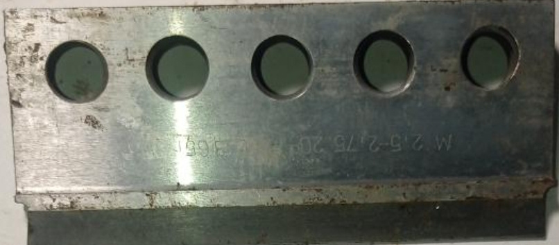 Резец зубострогальный тип 3 М2,5-2,75 20° Р18 2шт