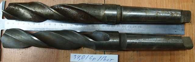 Сверло d 37 к/х КМ4 Р6М5 ГОСТ налет