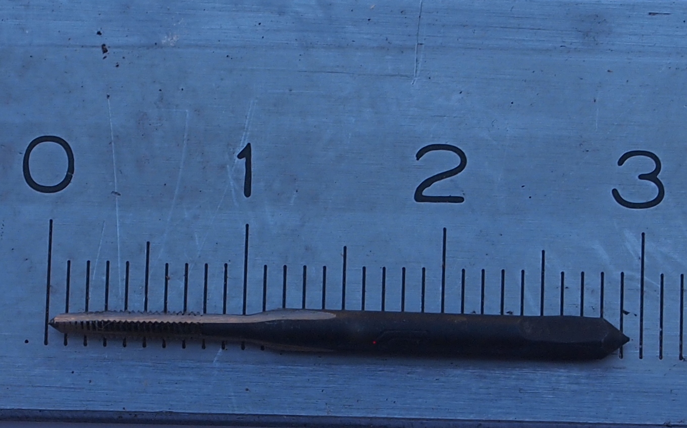 Метчик М 1,4  ручной , сквозной (в упаковке 10шт.)