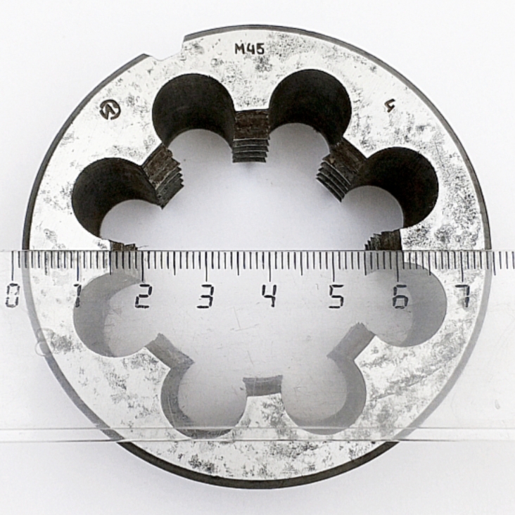 Плашка М45х4мм (d75мм, h30мм)