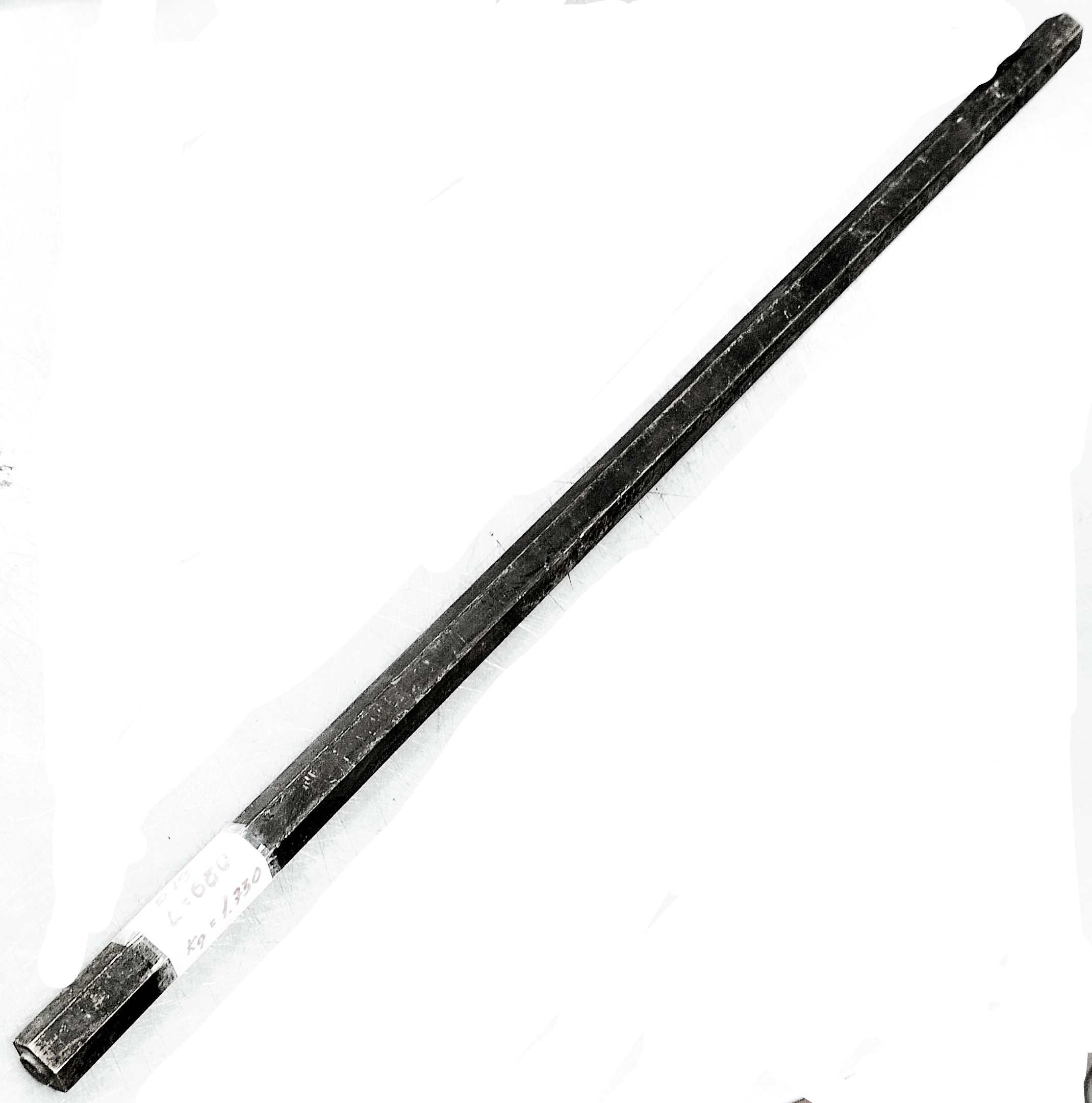 Латунь S19.0,  L 650мм,1.730кг (Шестигранная)