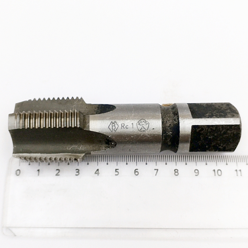 Метчик 2680-0021 конический трубный Rc 1" Р6М5 ГОСТ 6227-80