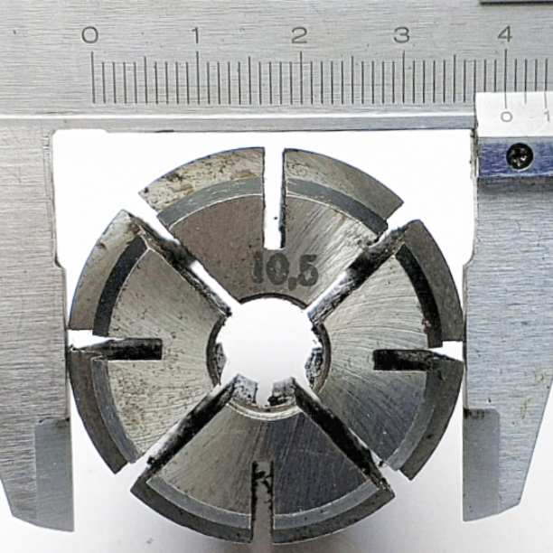 Оправка ИСО40/ISO40 цанговая (набор - оправка и 5 цанг)
