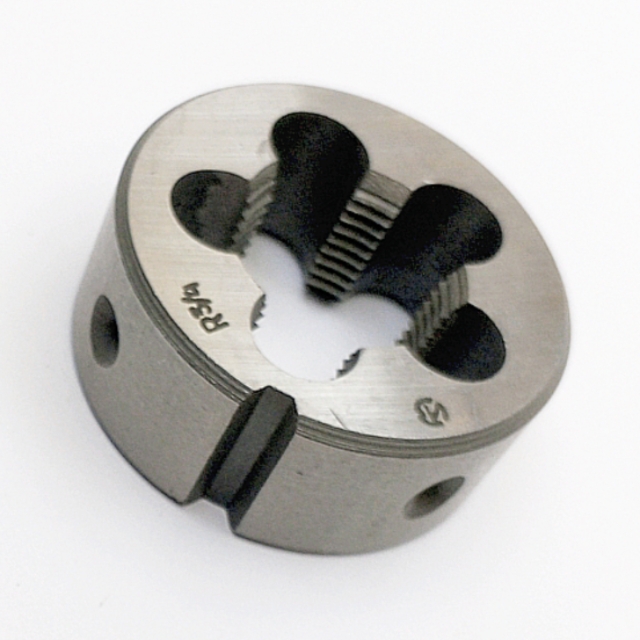Плашка 2684-0015 Трубная коническая R 3/4" 9ХС 55° (14 ниток/дюйм; D-55мм; L-22мм) ГОСТ 6228-80