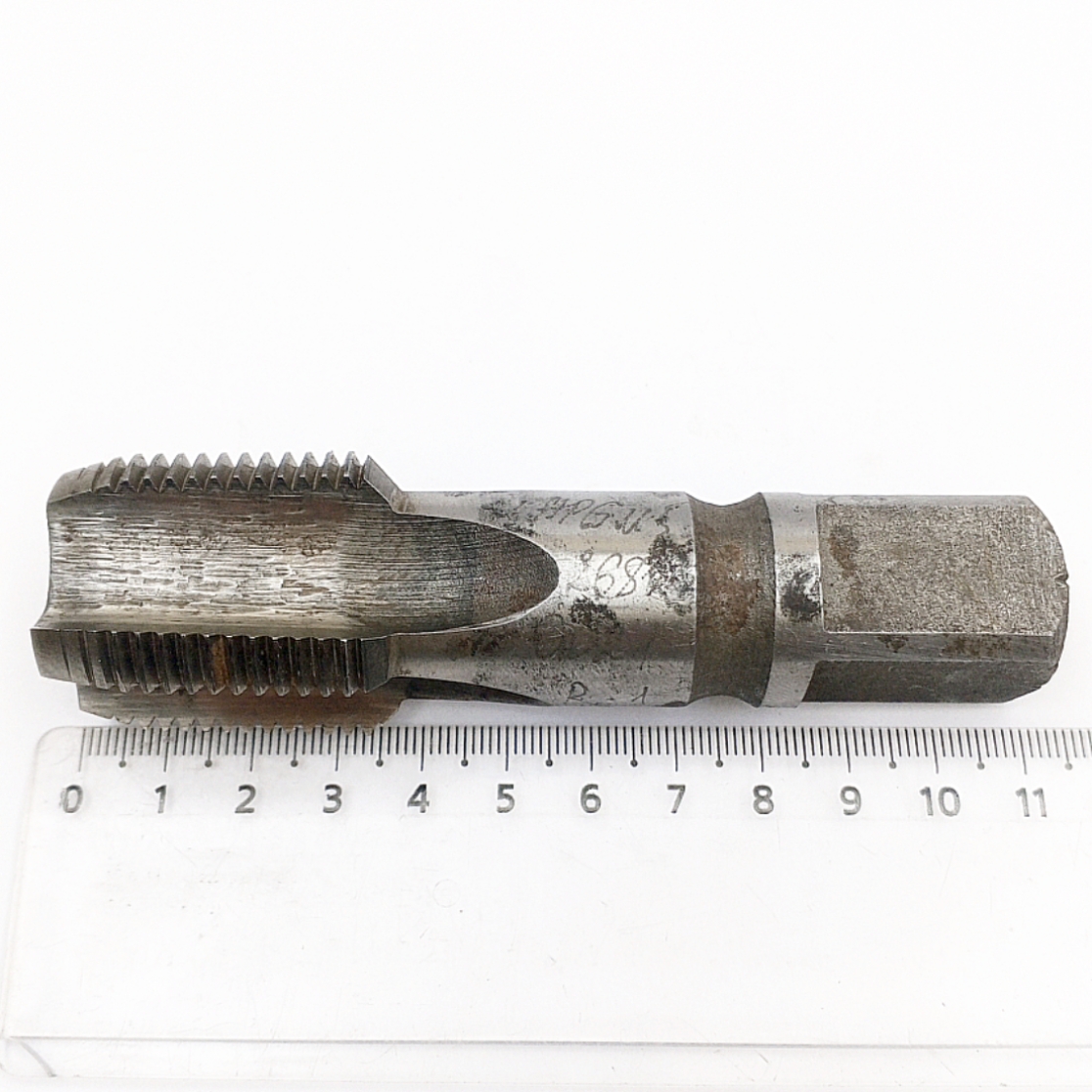 Метчик 2680-0021 конический трубный Rc 1" АР6М5 (черновой, №1) ГОСТ 6227-80