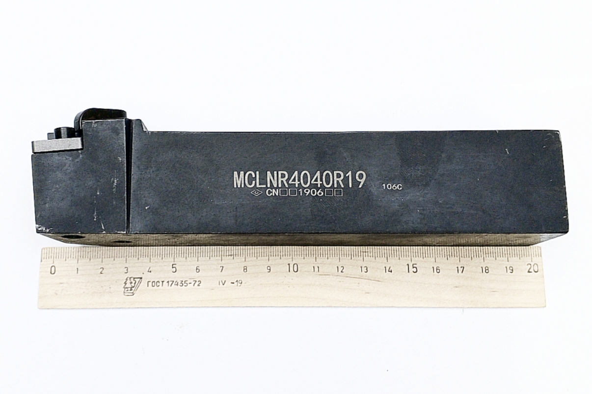 Державка упорная проходная MCLNR 4040 R 19