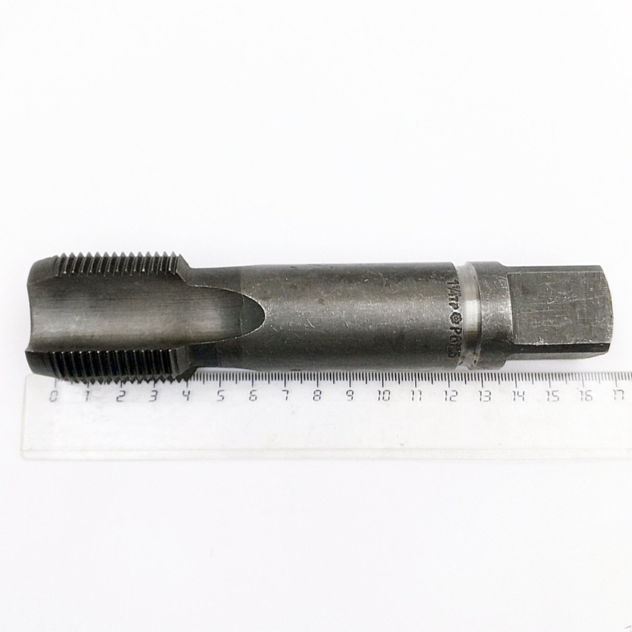 Метчик 2624-0073 трубный G1 1/4" -11ниток/дюйм 55° Р6М5  VAP Z=4 (однопроходный, машинно-ручной, сквозной, исп-2) ГОСТ 3266-81