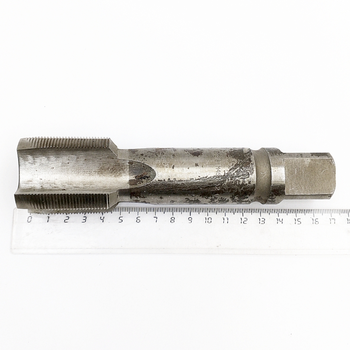 Метчик 2620-2181 машинно-ручной М45х1,5 кл.2 Р6М5 (однопроходный) для сквозных отверстий ГОСТ 3266-81