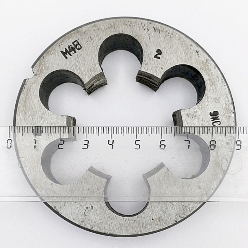 Плашка М45х2мм (d90мм, h18мм)